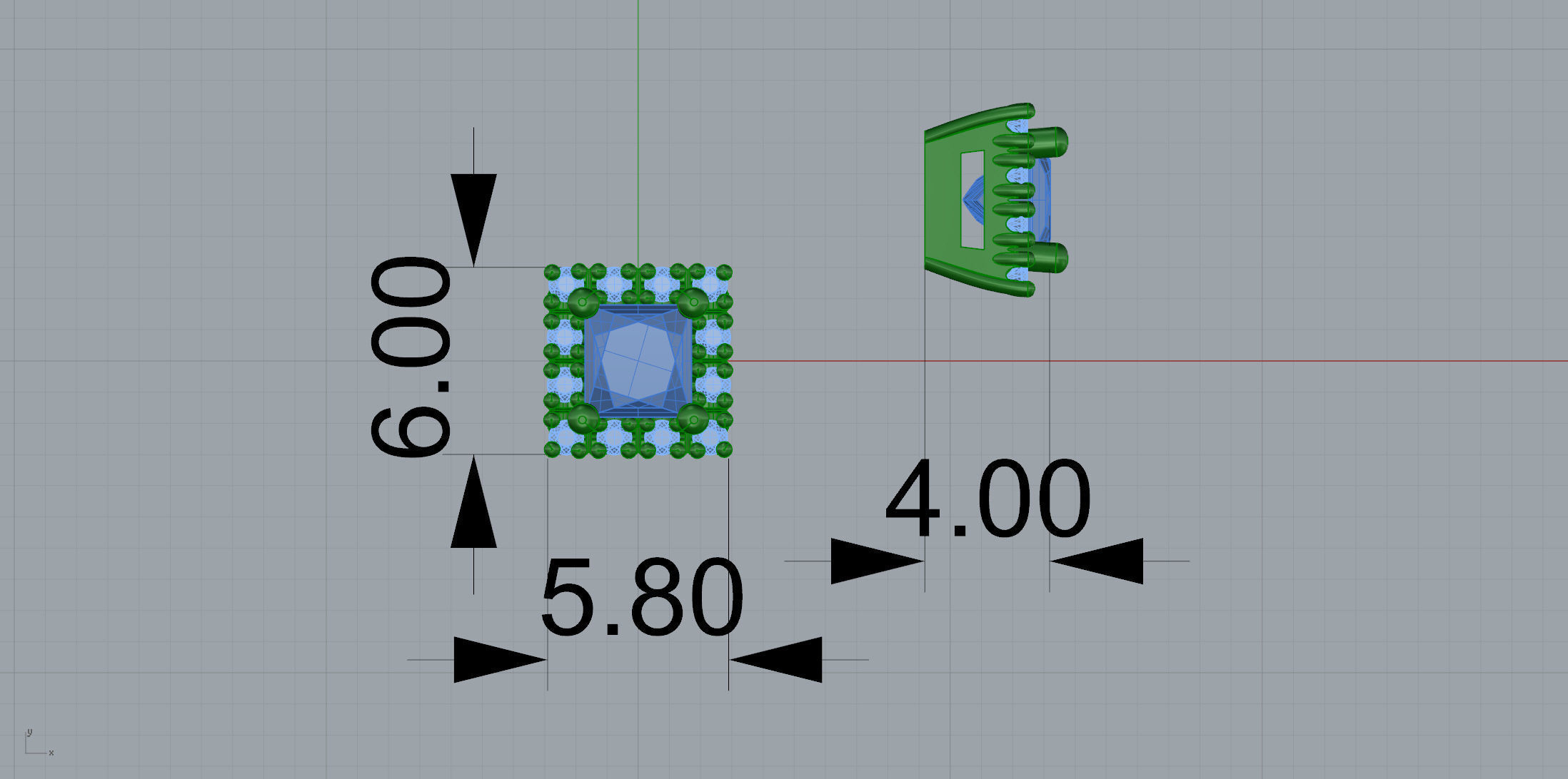 Gold N1045 3D print model_13