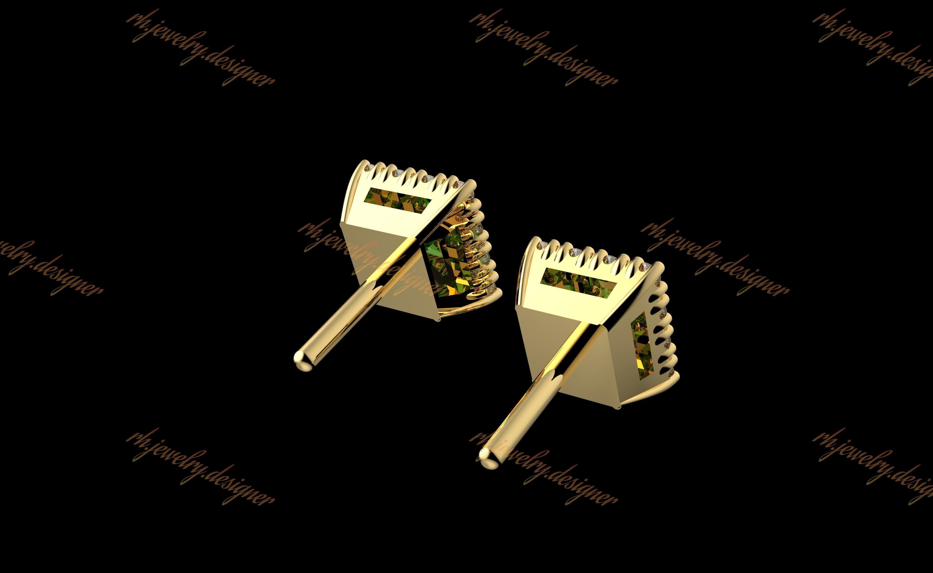 Gold N1045 3D print model_4