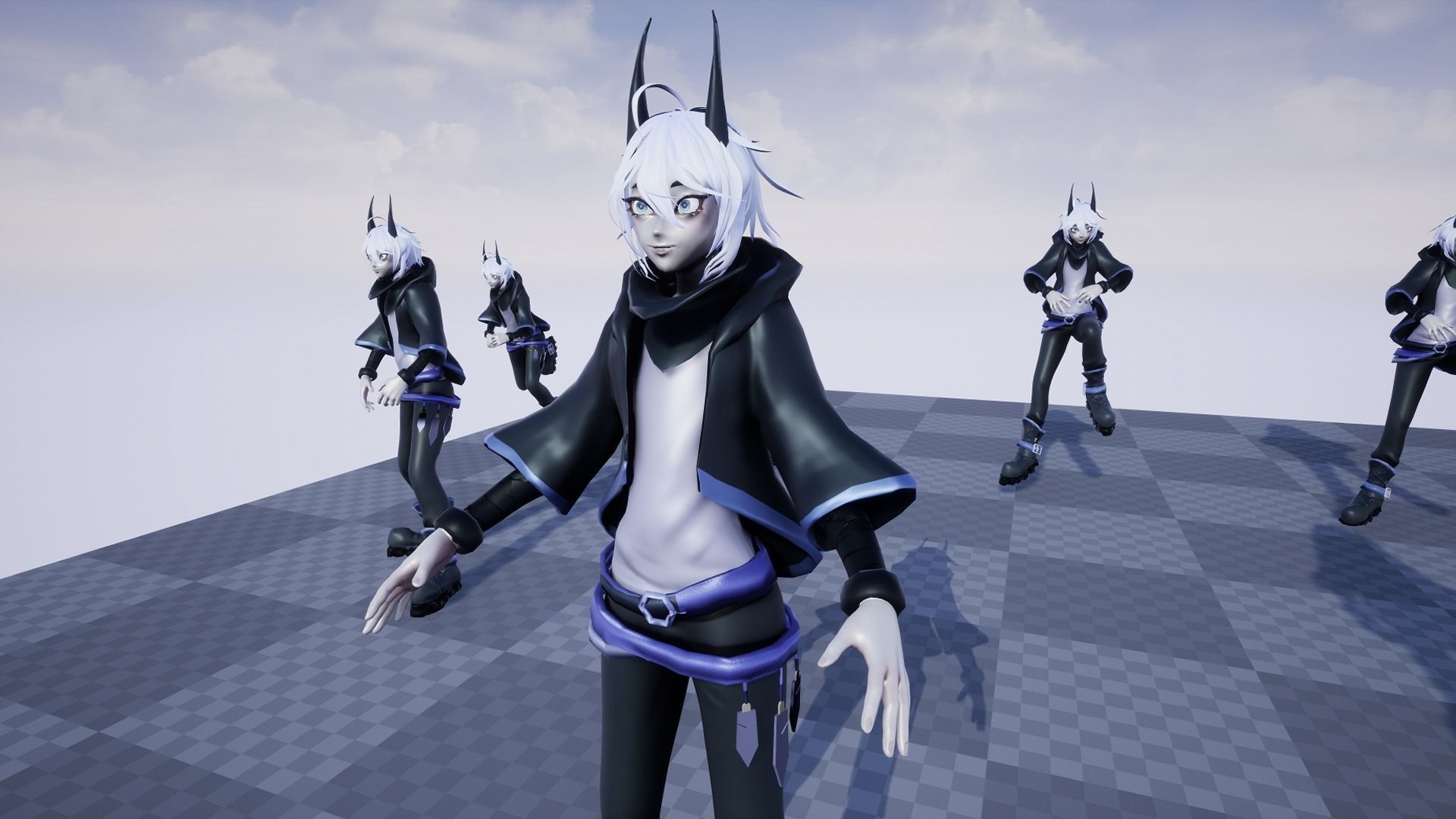 Rio Fantasy Boy - Game Ready 3D model - UE4 Low-poly 3D model Low-poly 3D model_10