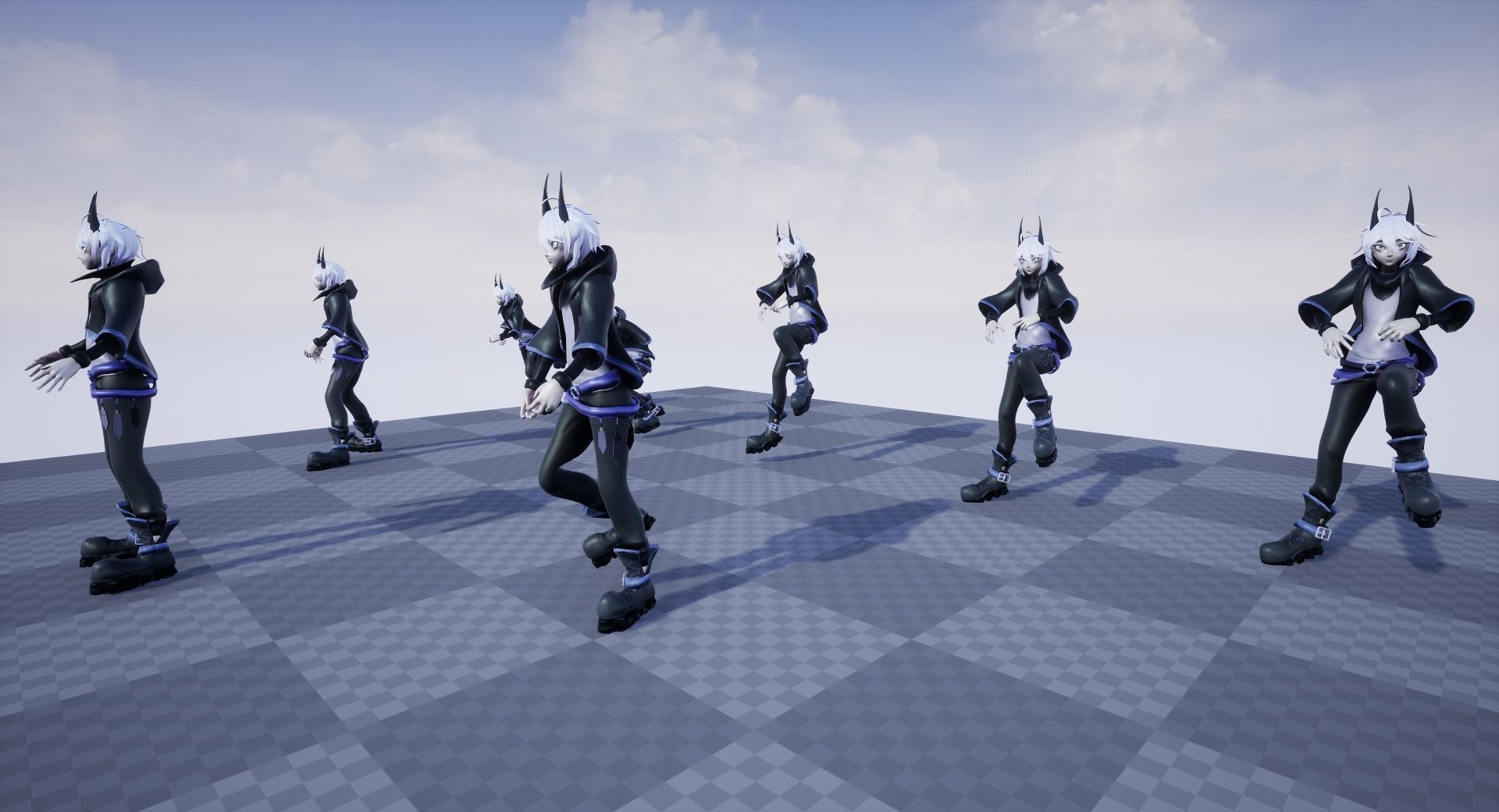 Rio Fantasy Boy - Game Ready 3D model - UE4 Low-poly 3D model Low-poly 3D model_9