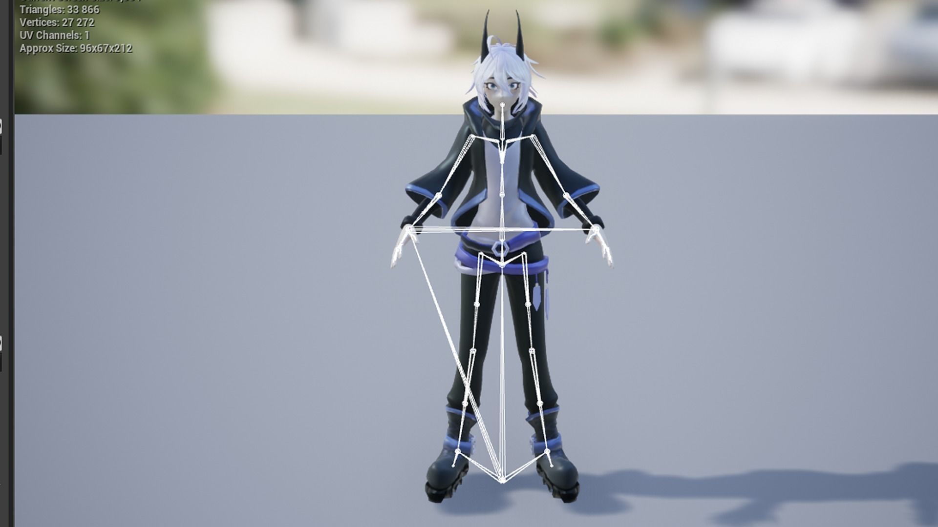 Rio Fantasy Boy - Game Ready 3D model - UE4 Low-poly 3D model Low-poly 3D model_14