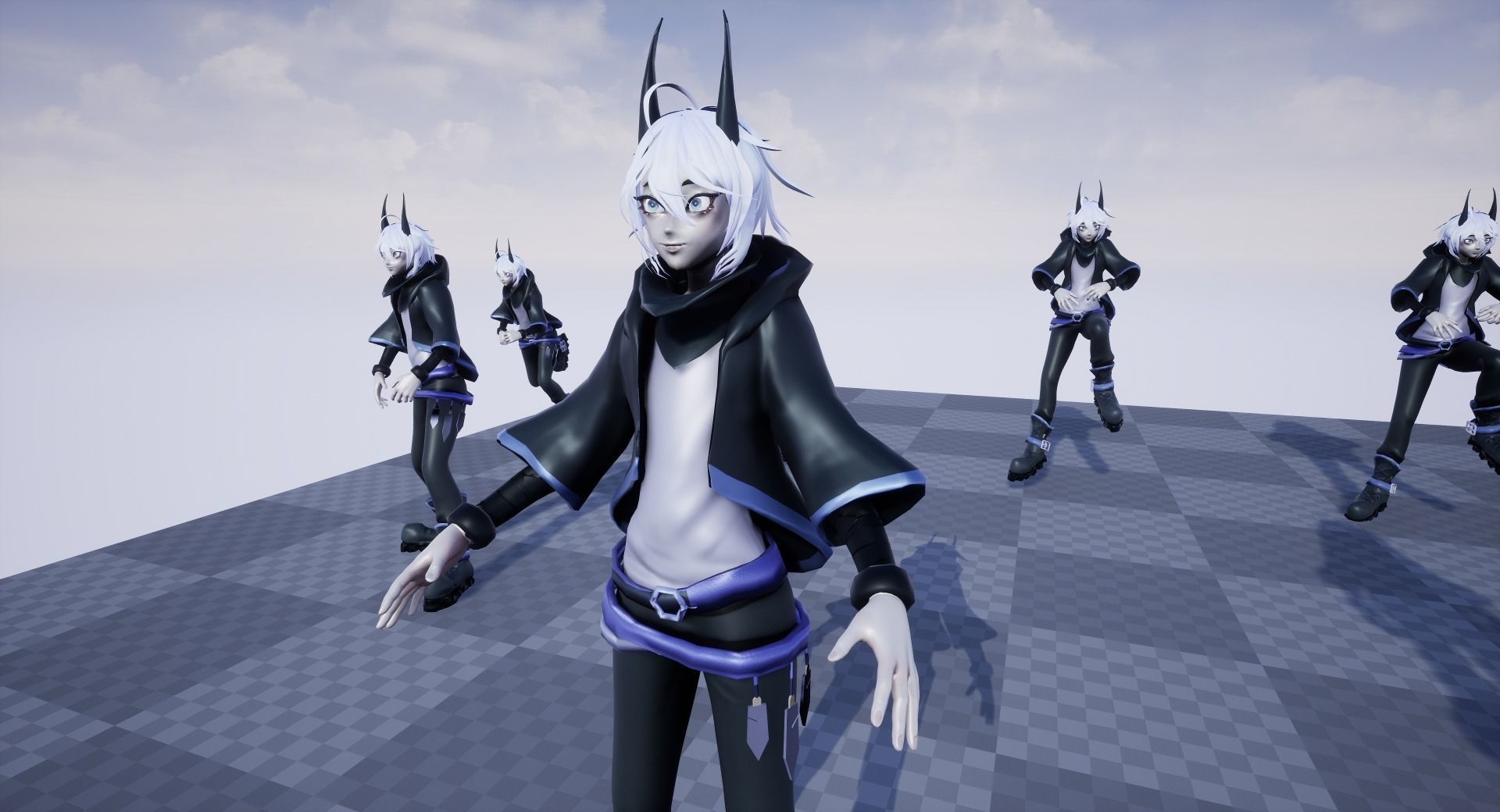 Rio Fantasy Boy - Game Ready 3D model - UE4 Low-poly 3D model Low-poly 3D model_12