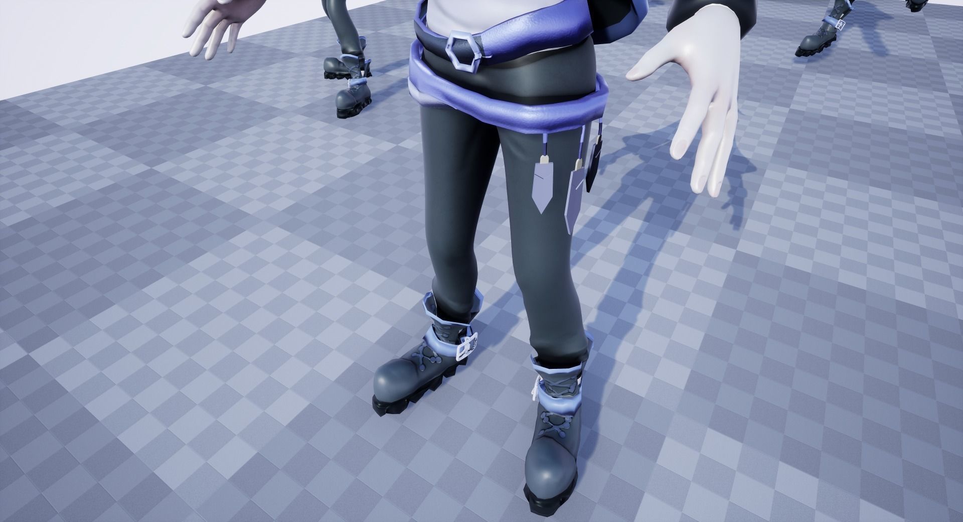 Rio Fantasy Boy - Game Ready 3D model - UE4 Low-poly 3D model Low-poly 3D model_8