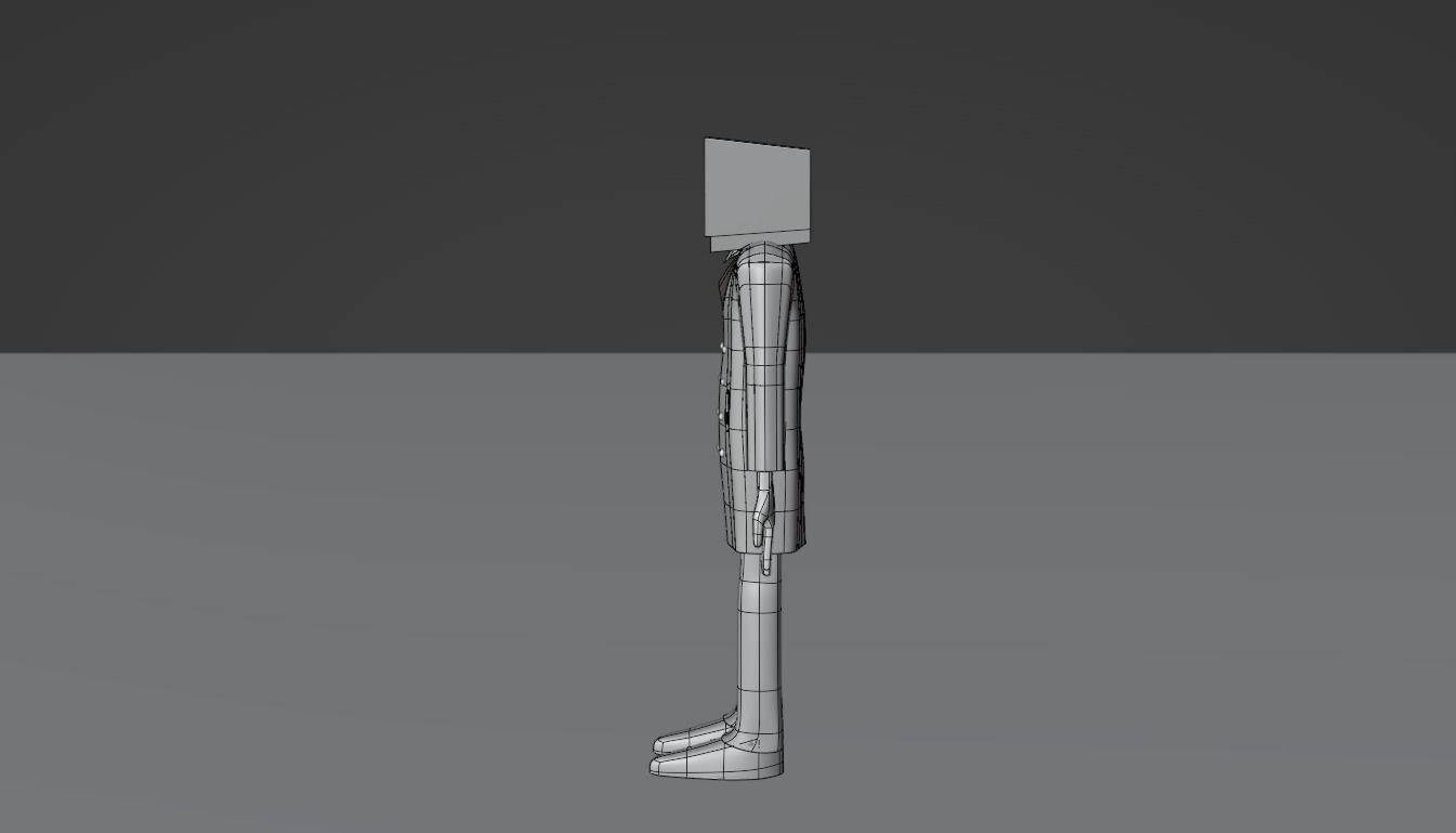 Tv man 3d model  3D model_13