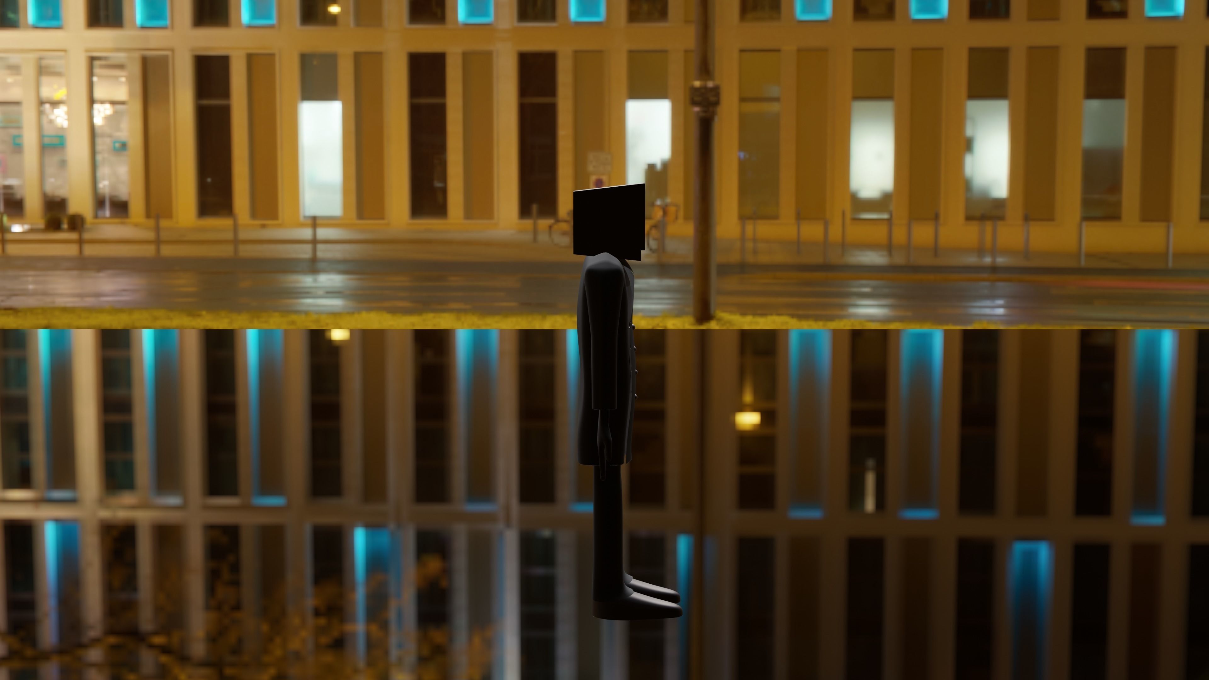 Tv man 3d model  3D model_20