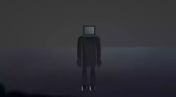 Tv man 3d model  3D model