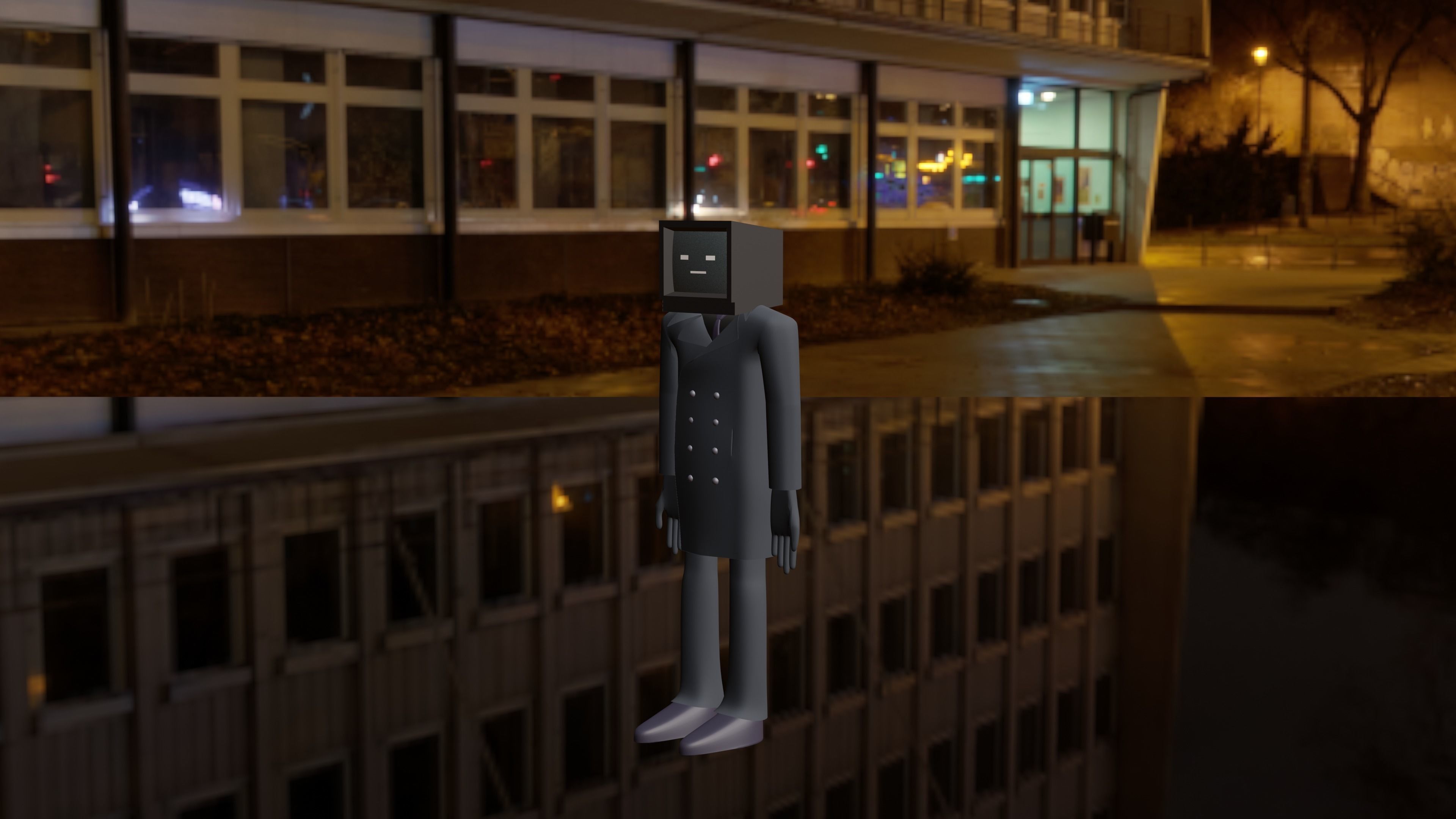 Tv man 3d model  3D model_23