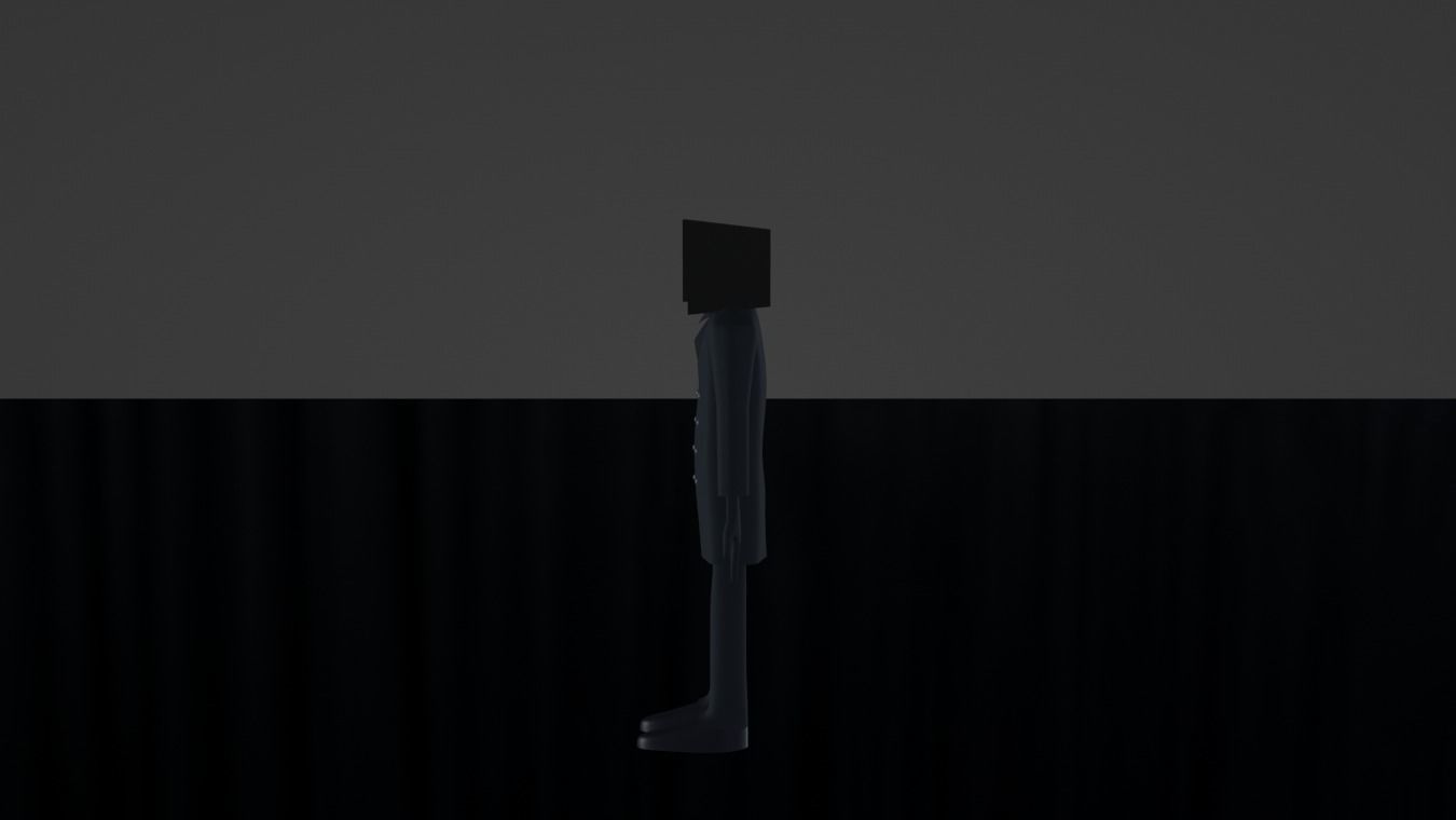 Tv man 3d model  3D model_18