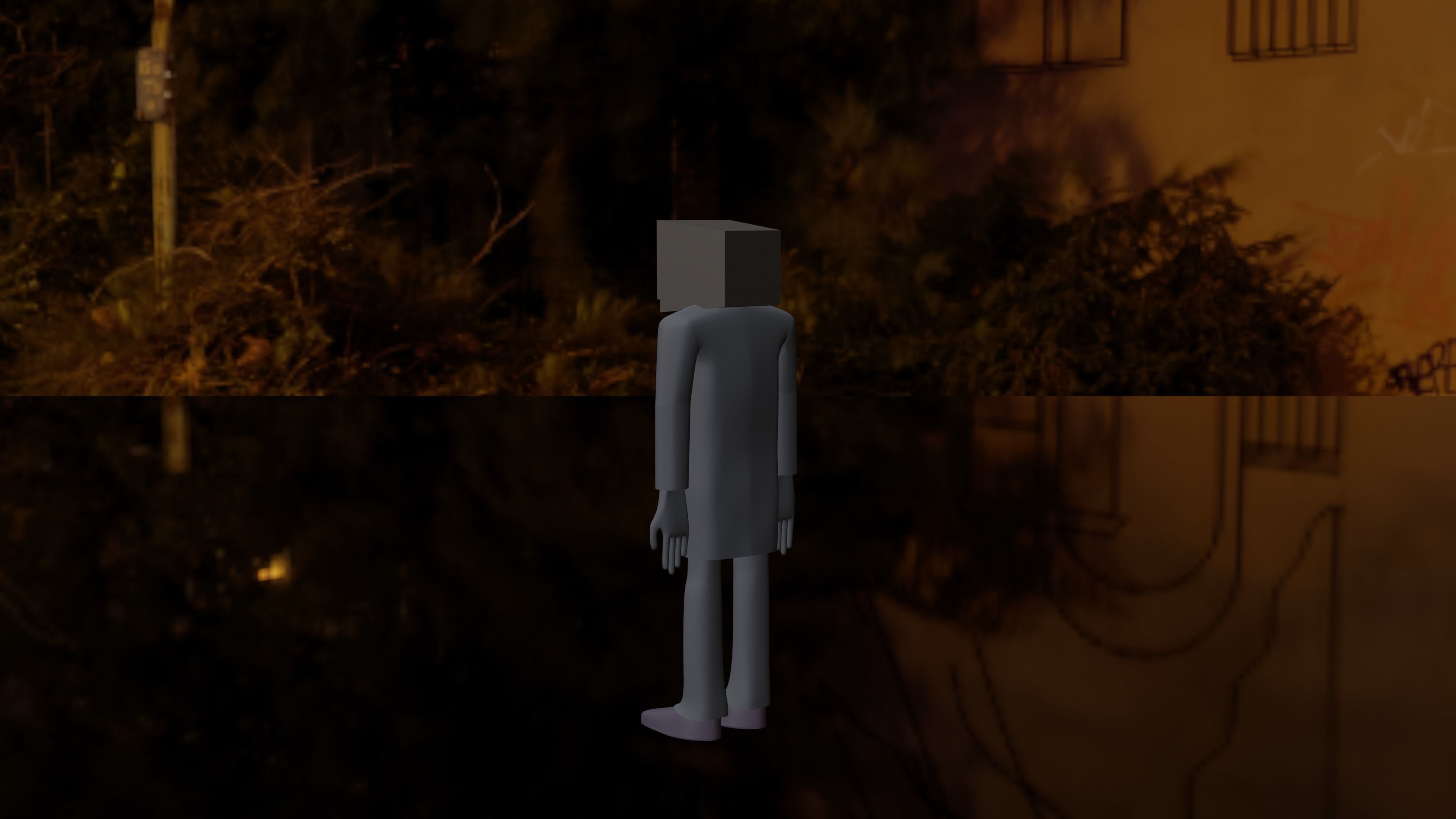 Tv man 3d model  3D model_21