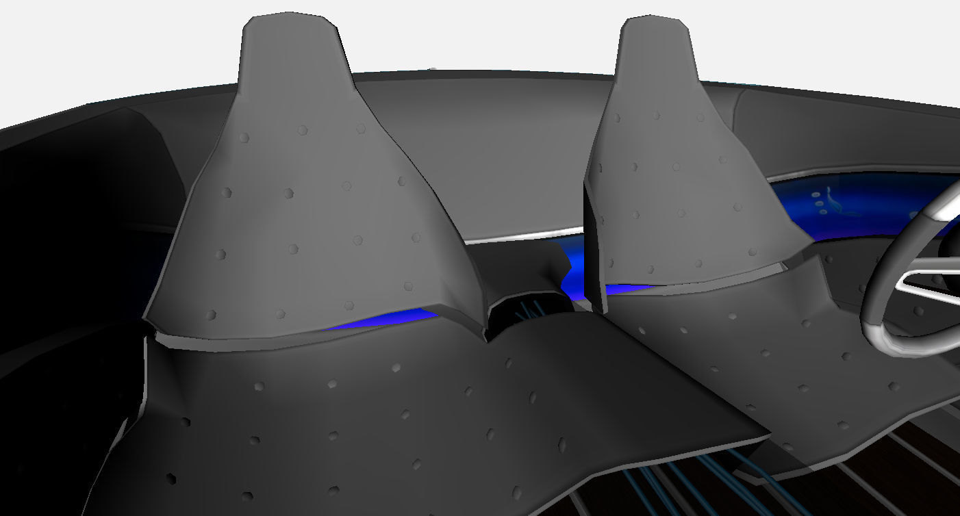 Mercedes-Maybach Vision 6 Cabriolet 2017 Gameready Low-poly 3D model_18