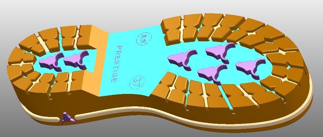 Design for shoes Ready for Printing  3D print model_1