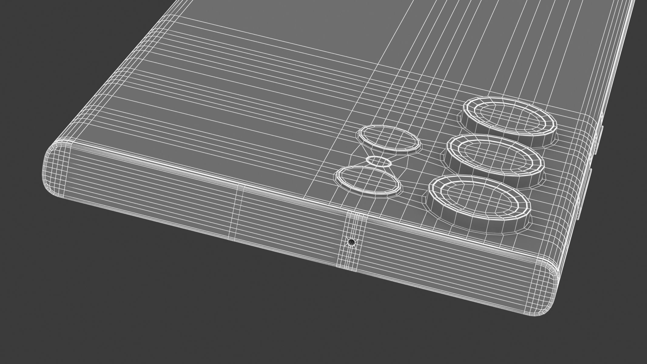 Samsung Galaxy S23 Ultra Cream 3D model_16