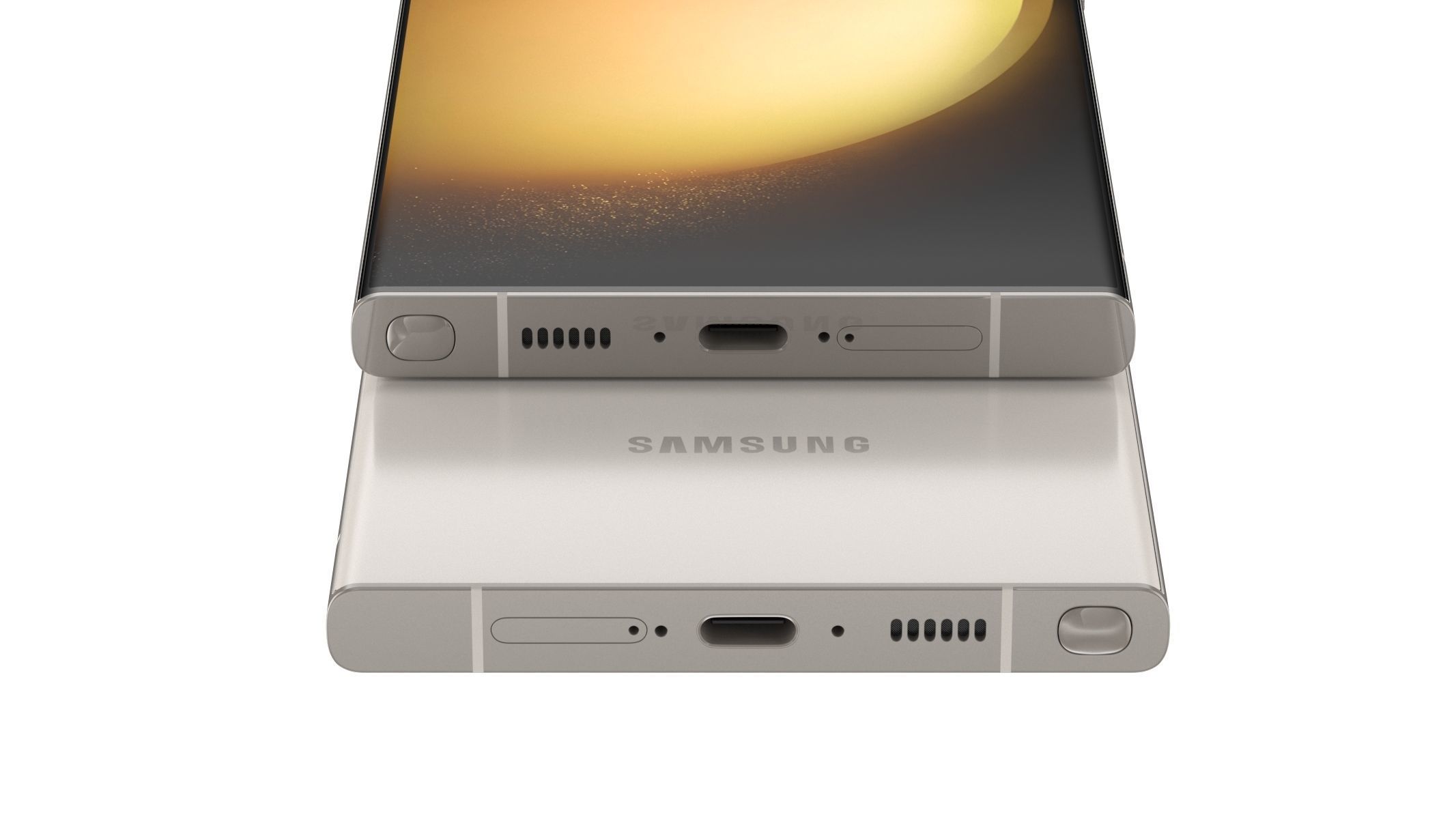 Samsung Galaxy S23 Ultra Cream 3D model_9