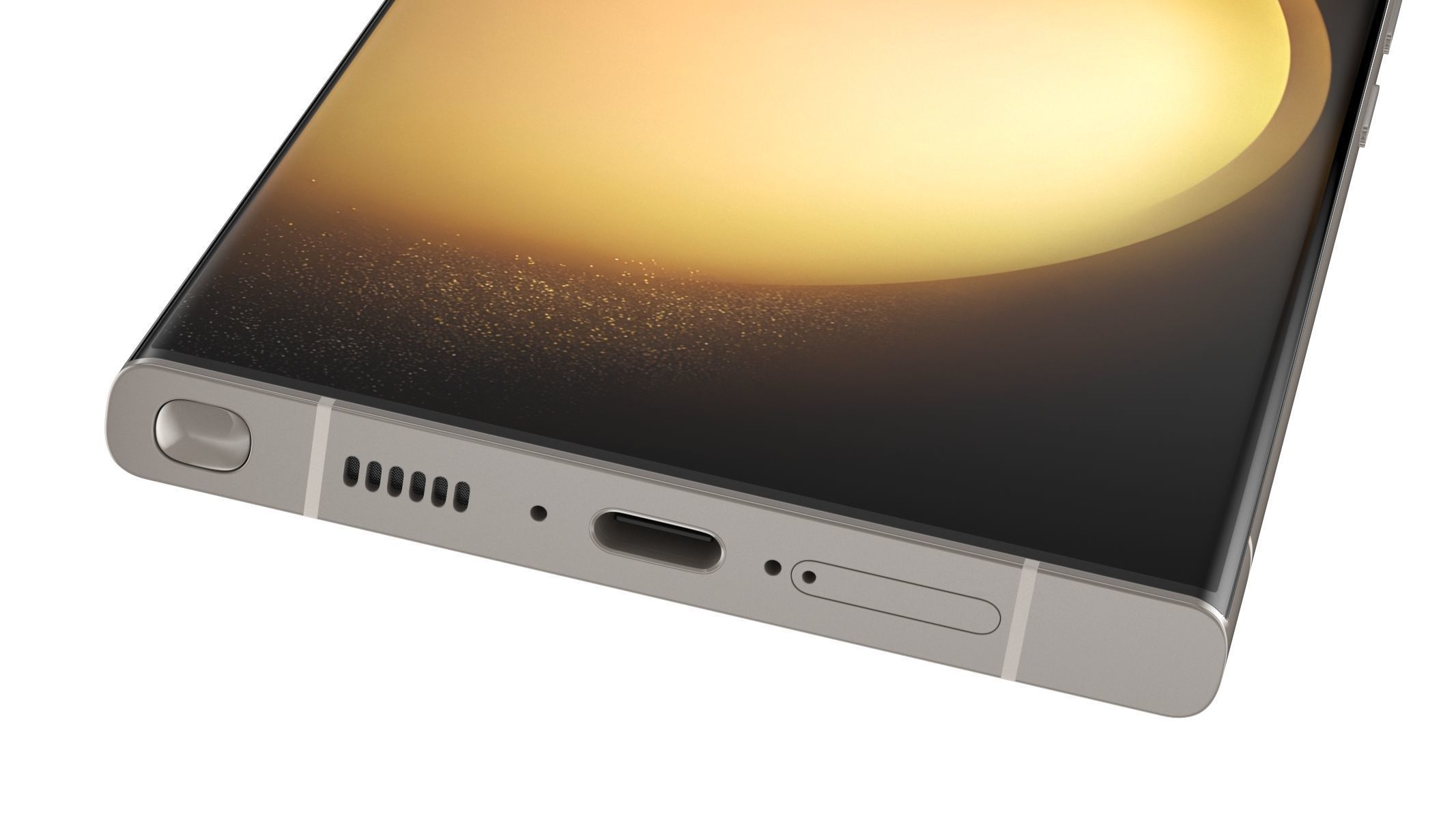 Samsung Galaxy S23 Ultra Cream 3D model_5