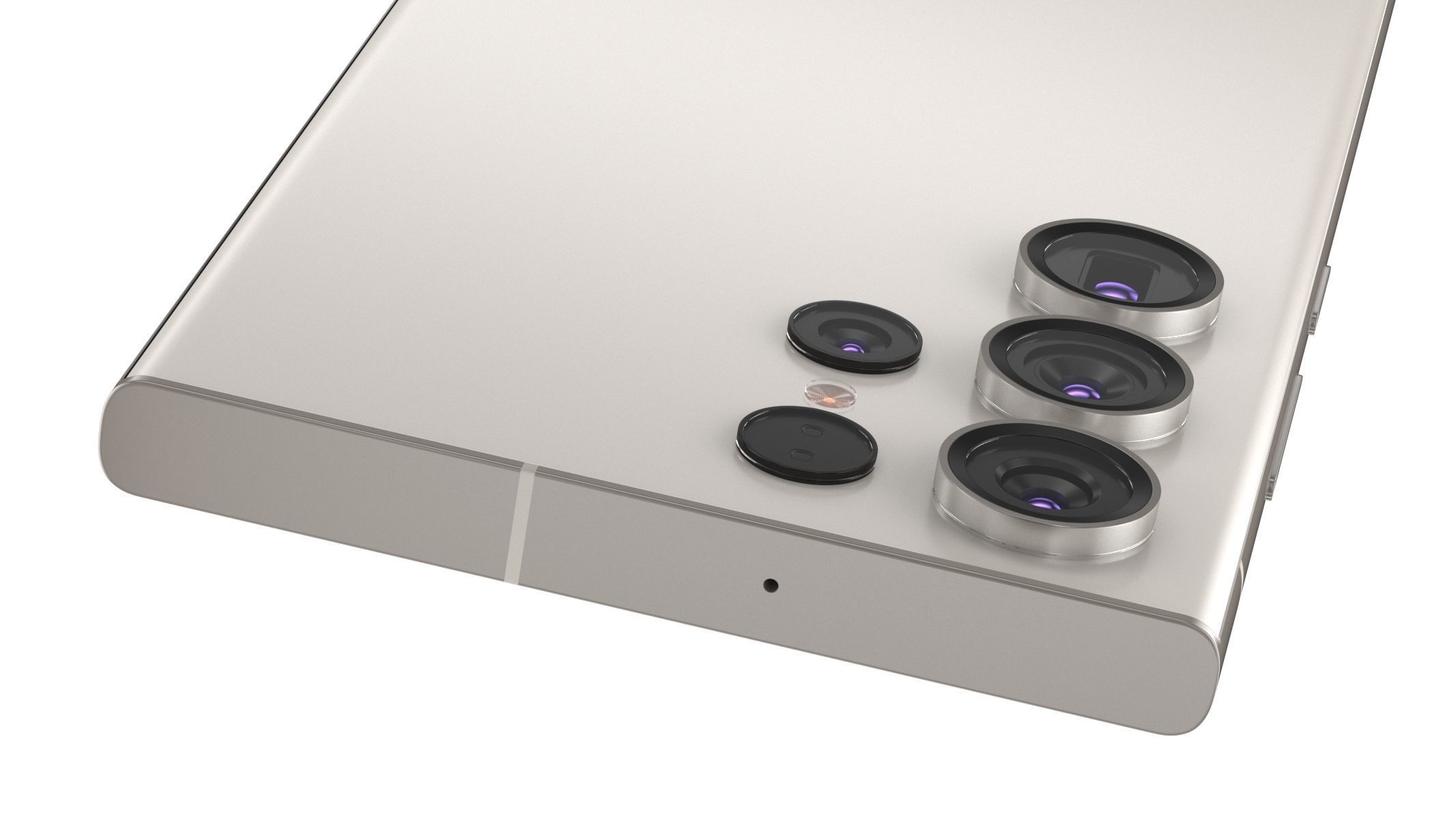 Samsung Galaxy S23 Ultra Cream 3D model_6