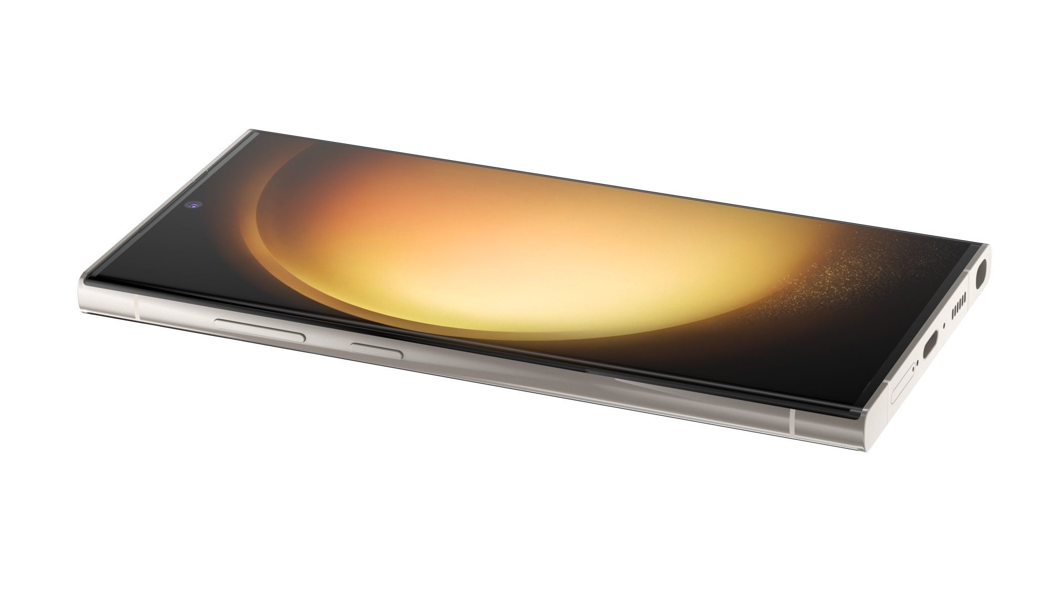 Samsung Galaxy S23 Ultra Cream 3D model_4