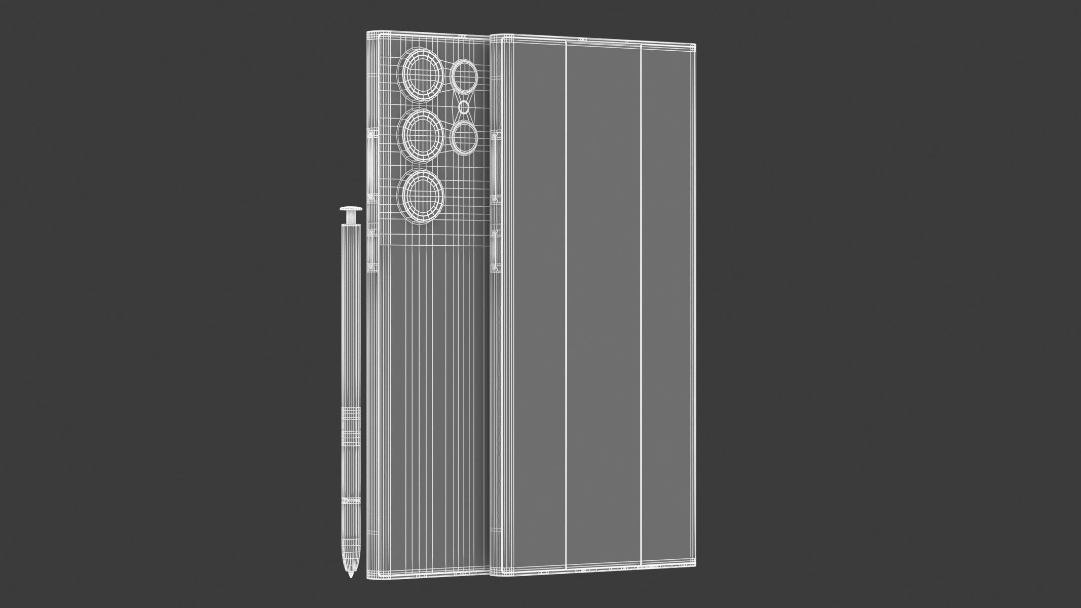 Samsung Galaxy S23 Ultra Phantom Black 3D model_11