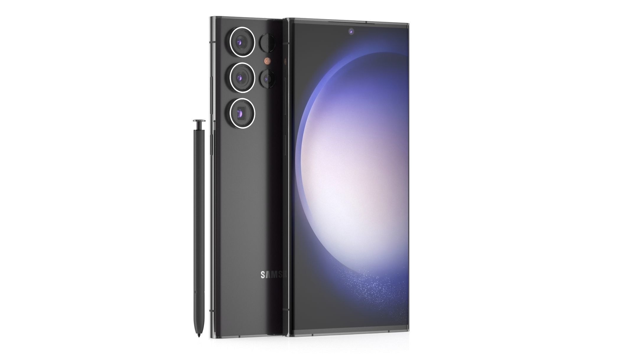 Samsung Galaxy S23 Ultra Phantom Black 3D model_1