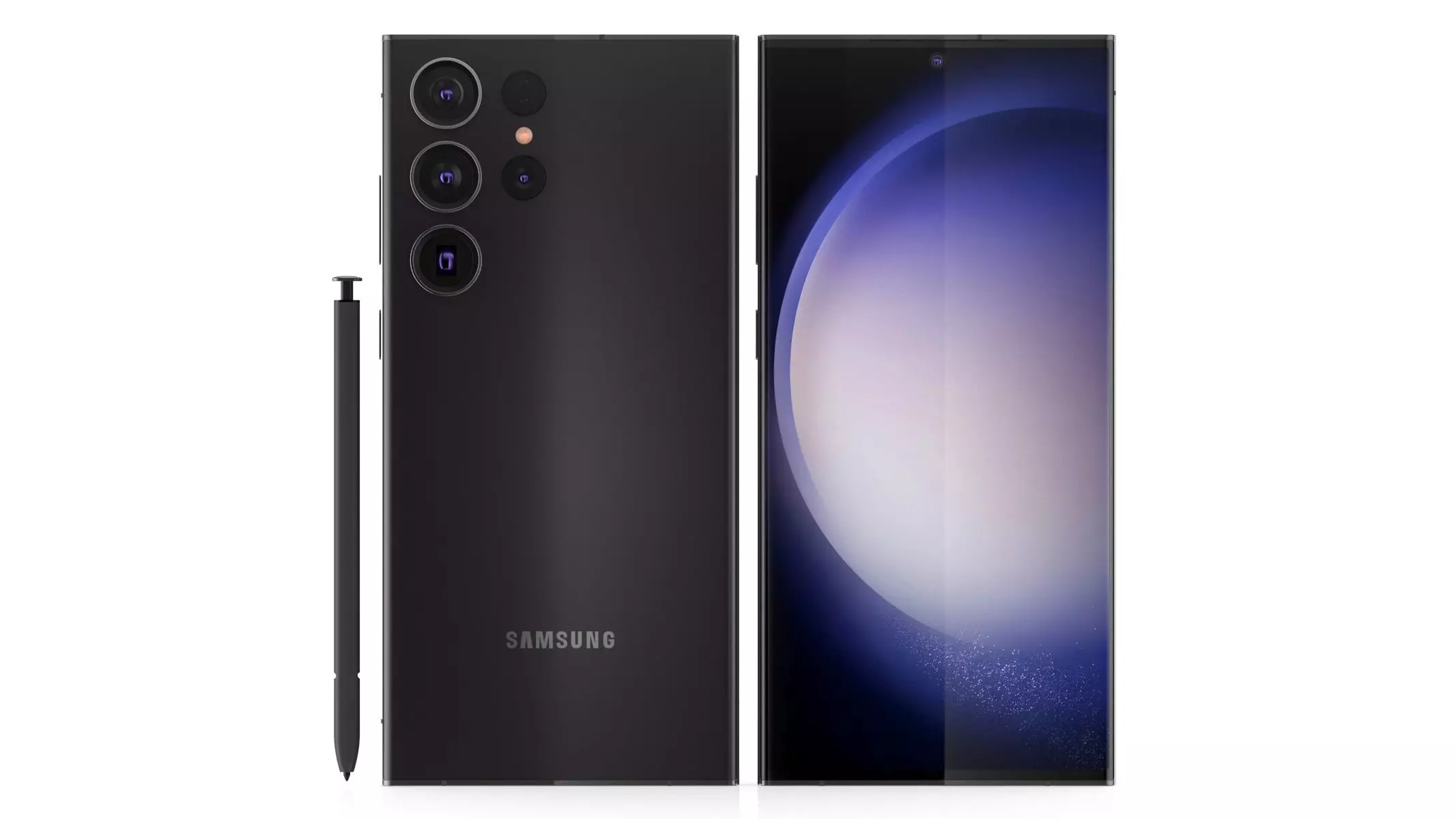 Samsung Galaxy S23 Ultra Phantom Black 3D model_0