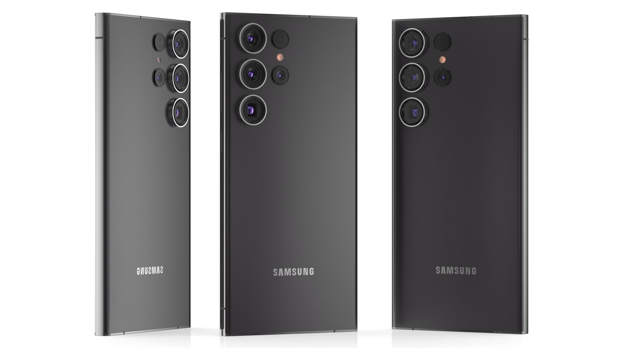 Samsung Galaxy S23 Ultra Phantom Black 3D model_8