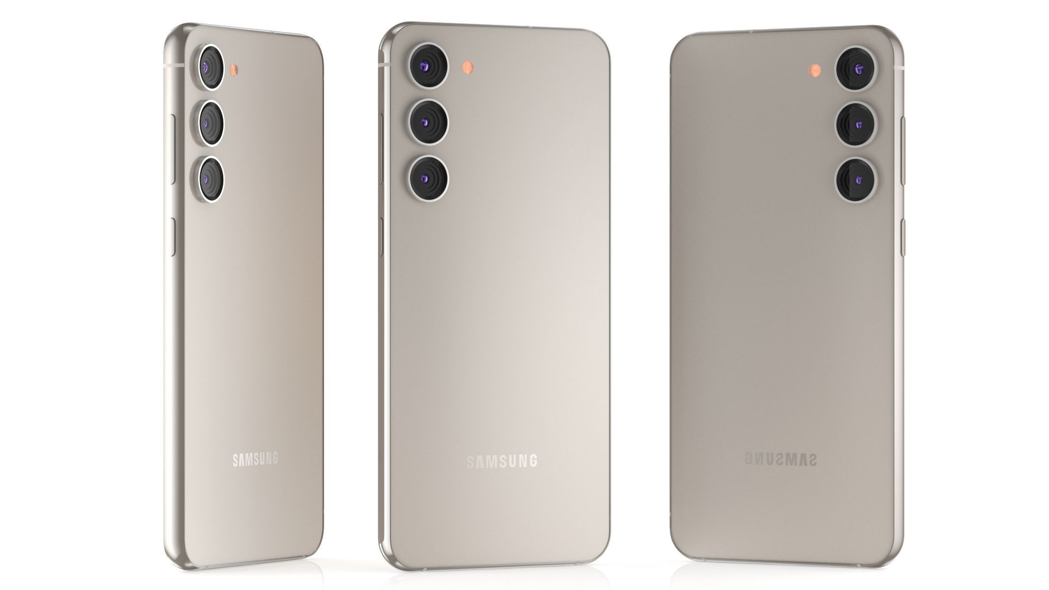 Samsung Galaxy S23 Plus Cream 3D model_8