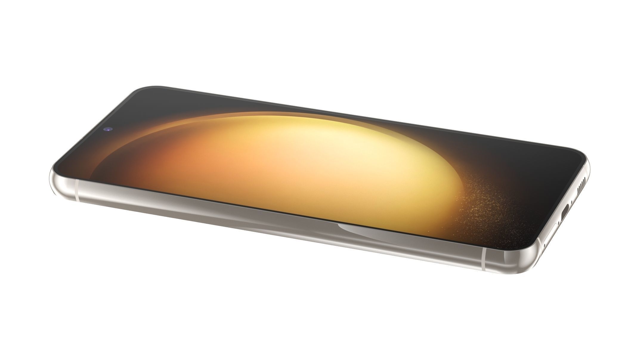 Samsung Galaxy S23 Plus Cream 3D model_4