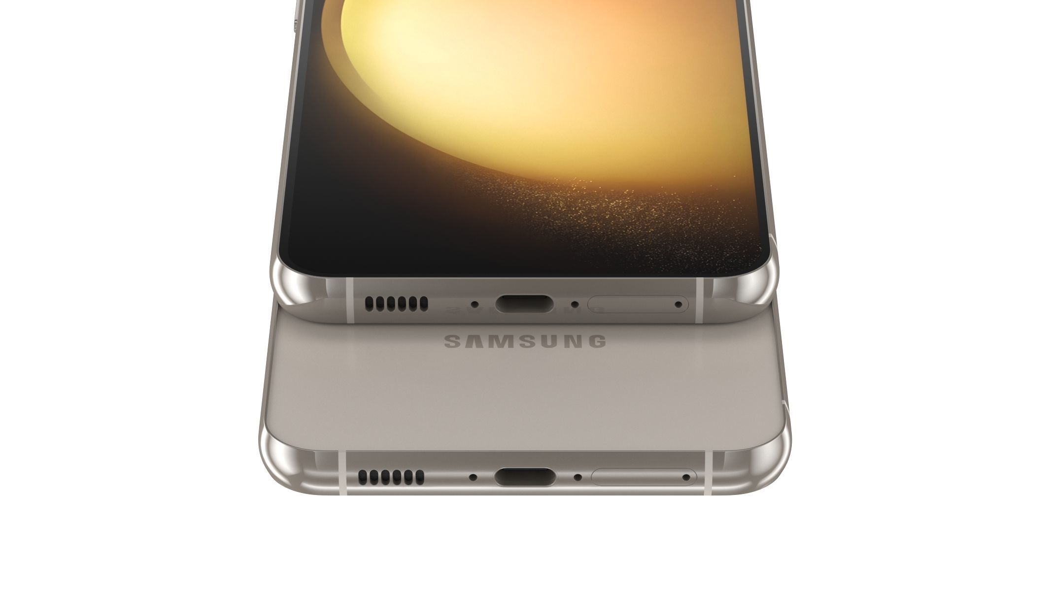 Samsung Galaxy S23 Plus Cream 3D model_9