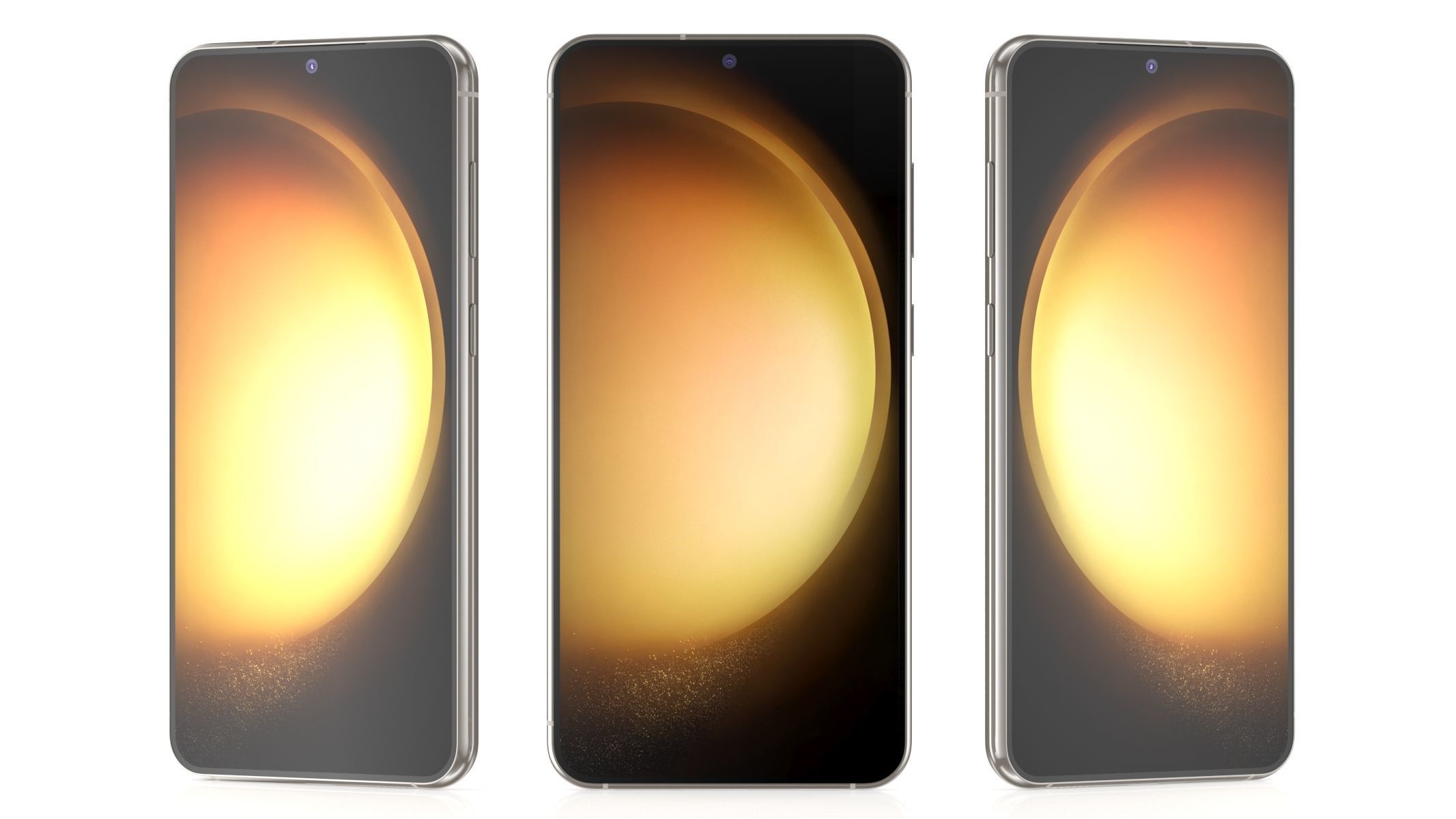 Samsung Galaxy S23 Plus Cream 3D model_7