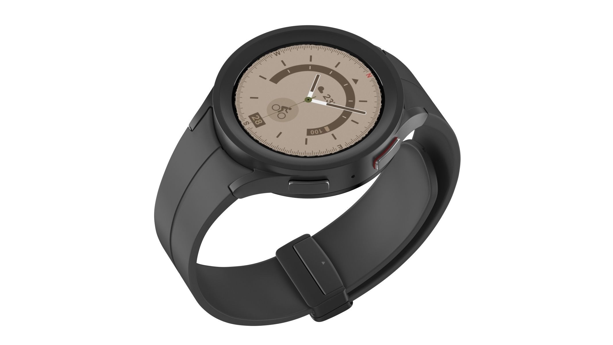 Samsung Galaxy Watch 5 Pro Black 3D model_9