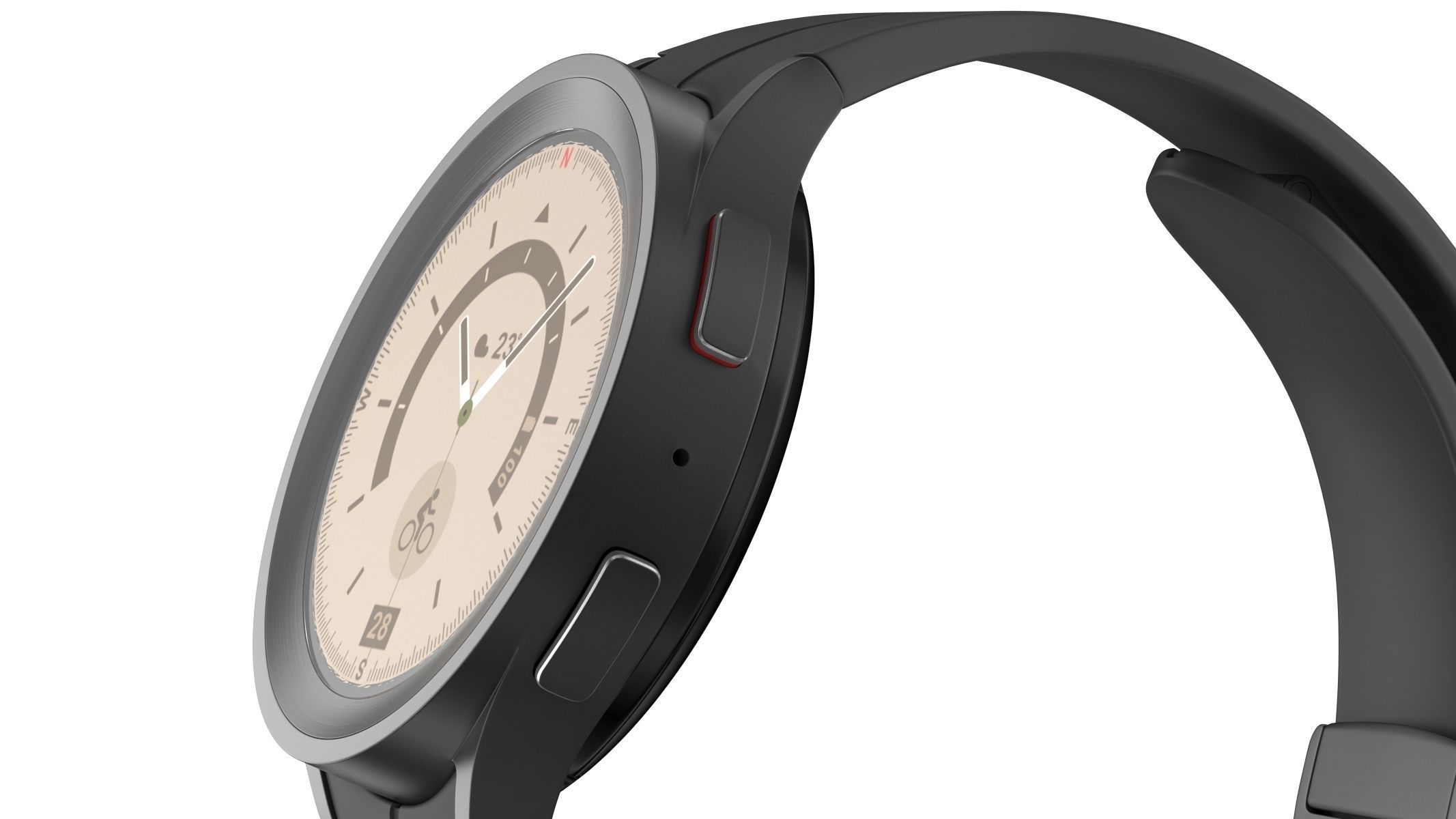 Samsung Galaxy Watch 5 Pro Black 3D model_6