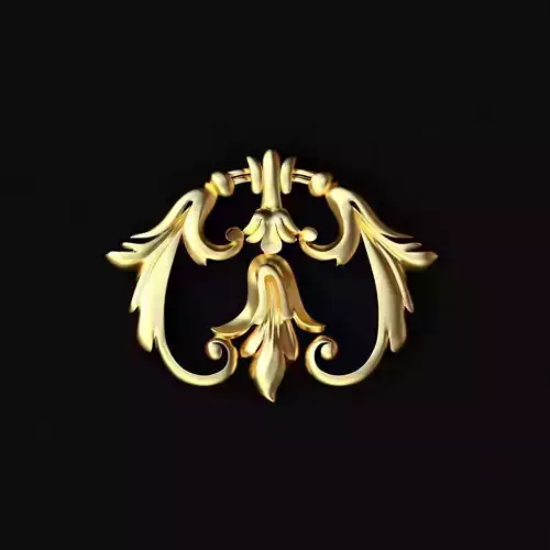 Central decor ornament for furniture