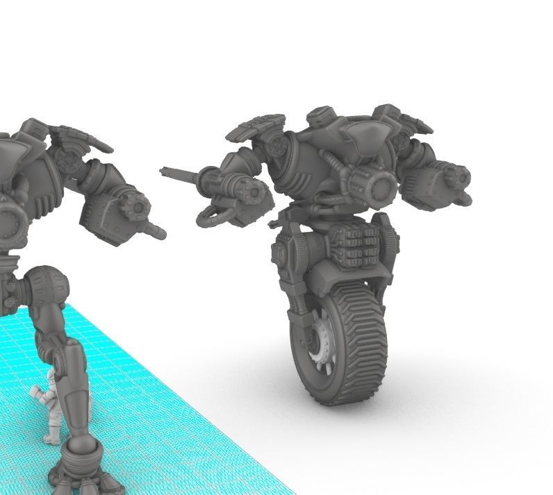 Project Raptor- Wheeled Raptor Lower Chassis 3D print model_6