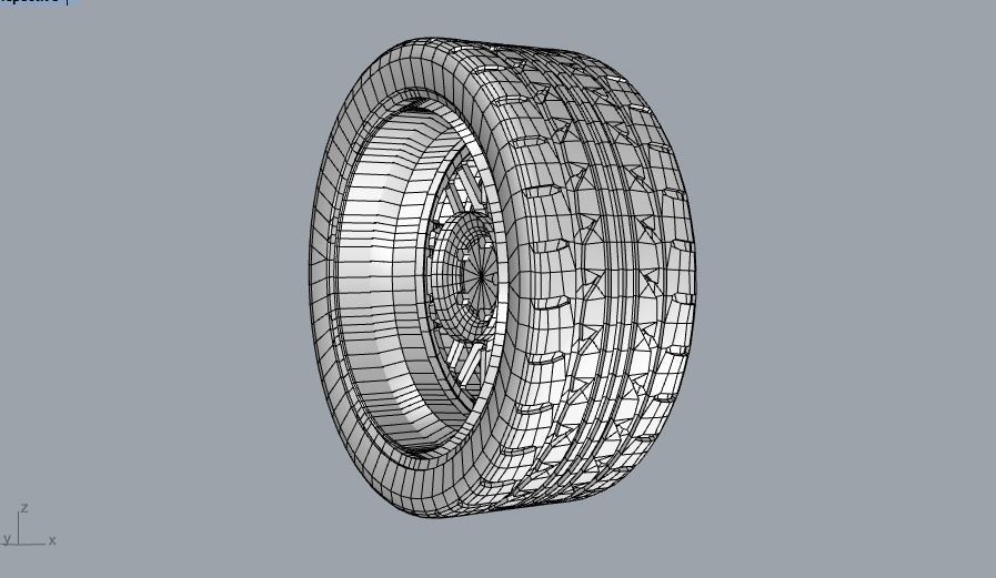 CLASSIC TYRE 3D model_5