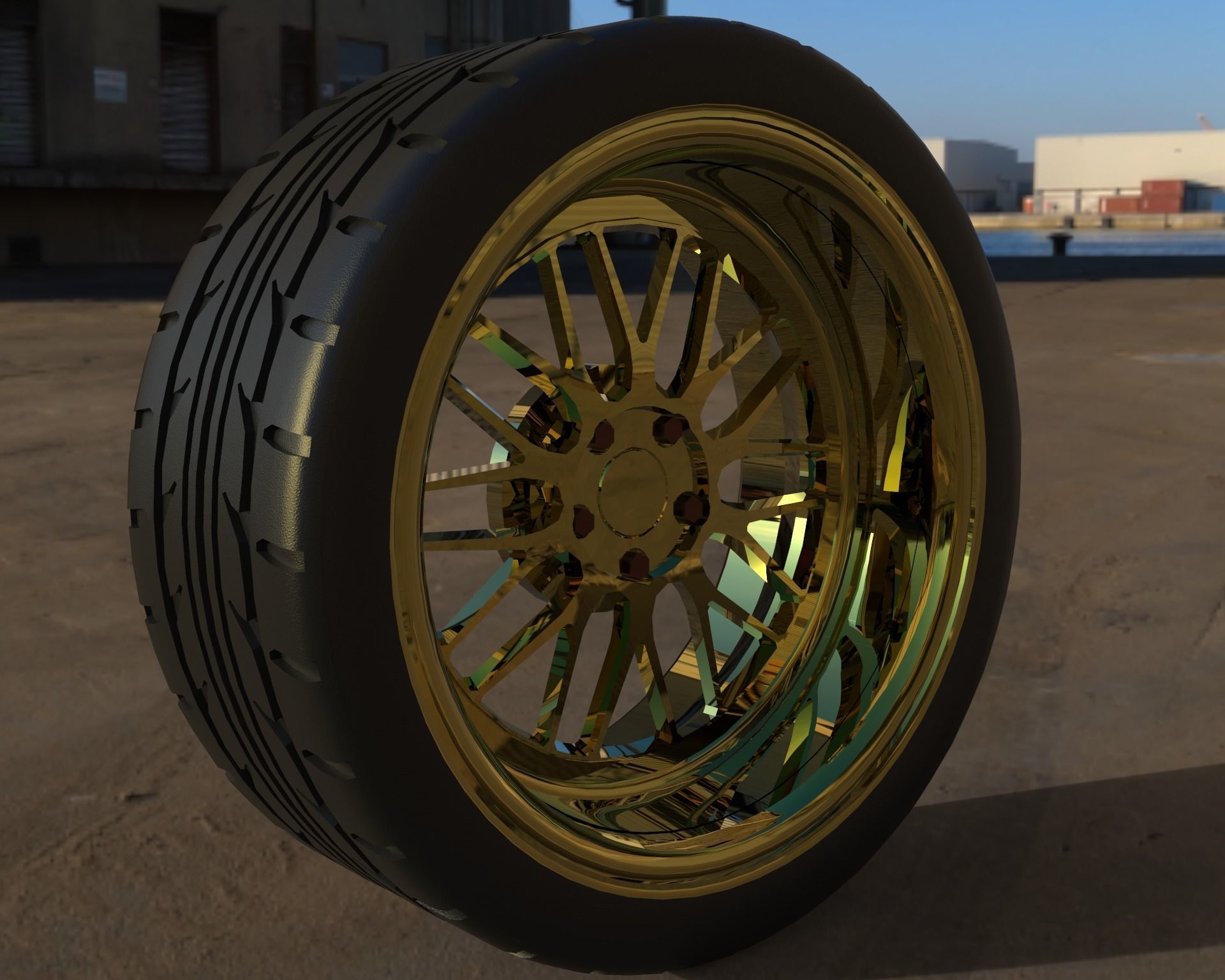 CLASSIC TYRE 3D model_1