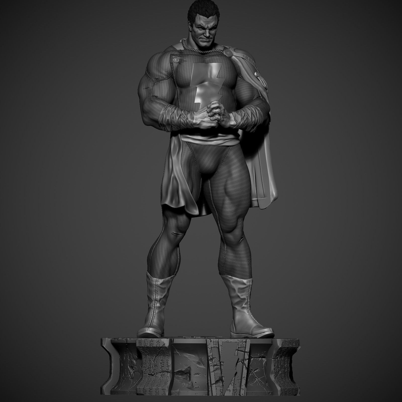 SHAZAM 3D Print 3D print model_10