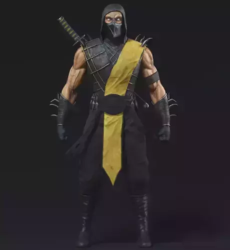 Scorpion Realistic Model Low Poly model