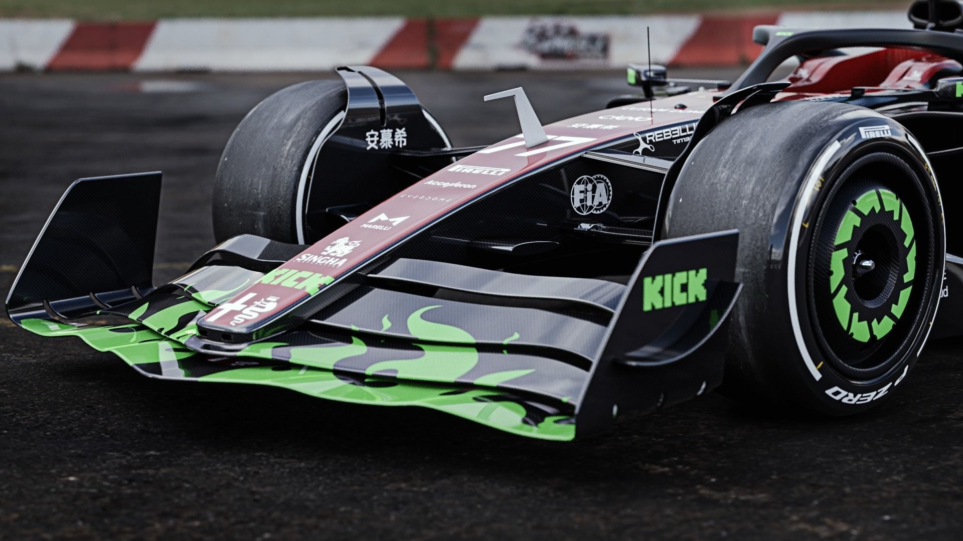 F1 2023 ALFA ROMEO C43 3D model_5