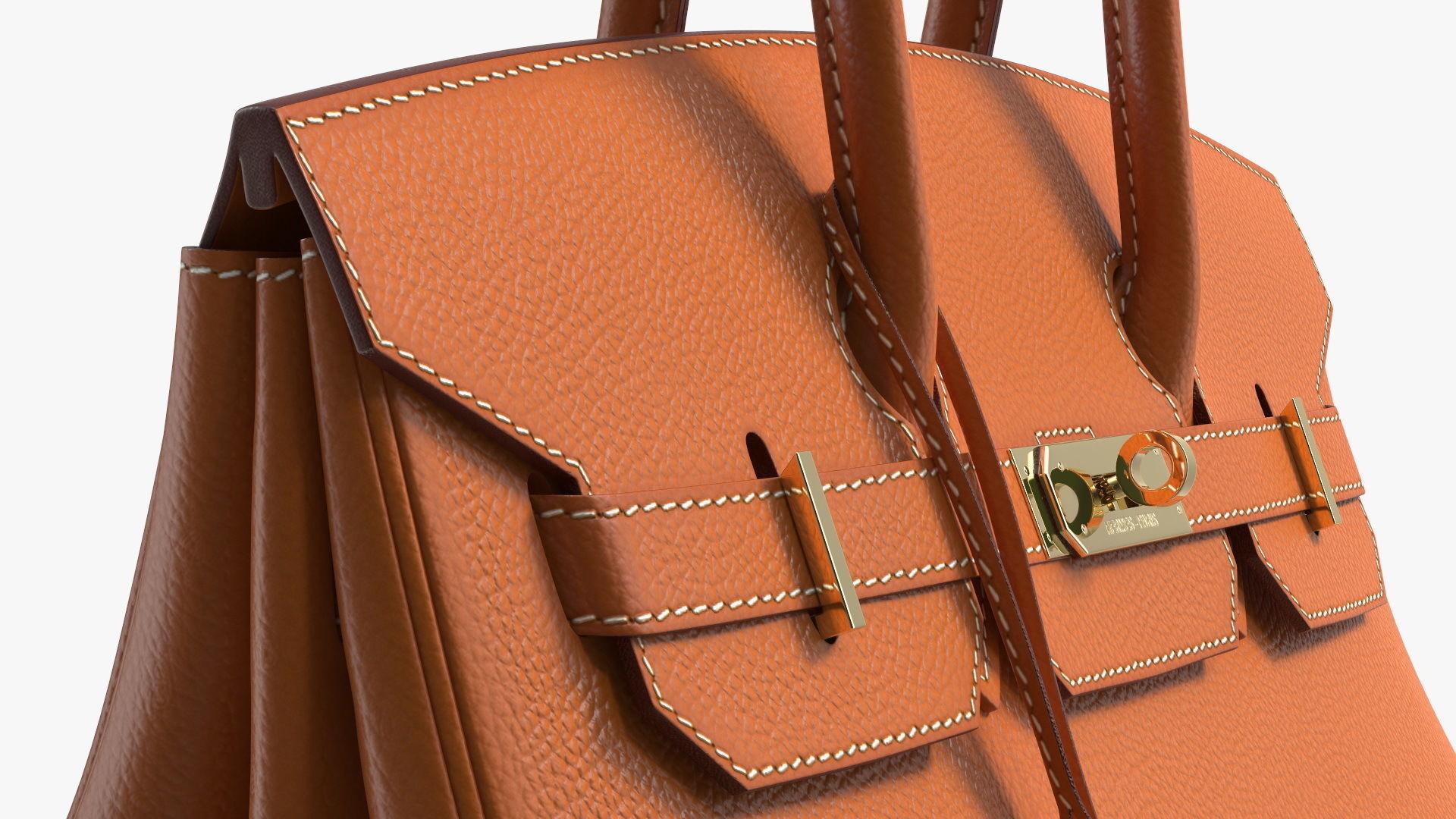 Hermes Birkin Bag 3D model_10