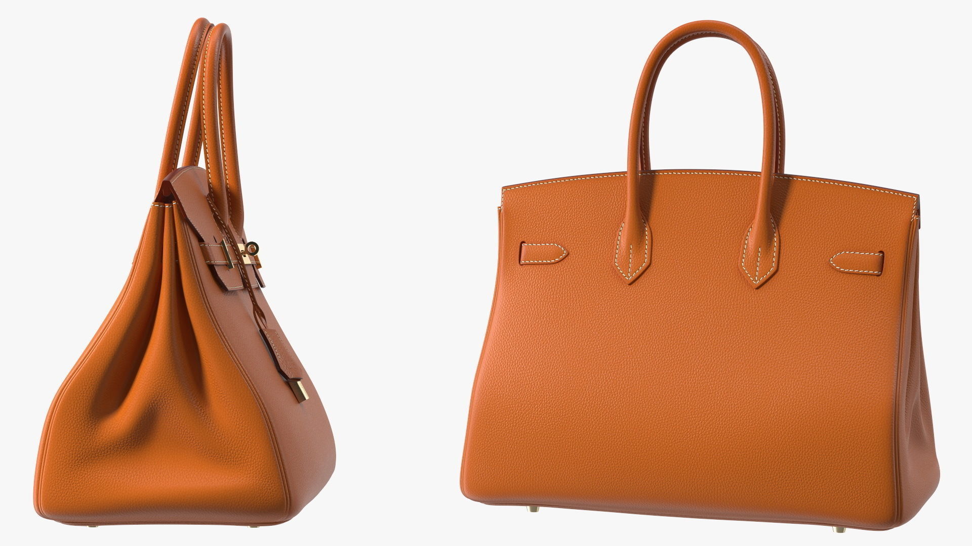 Hermes Birkin Bag 3D model_6