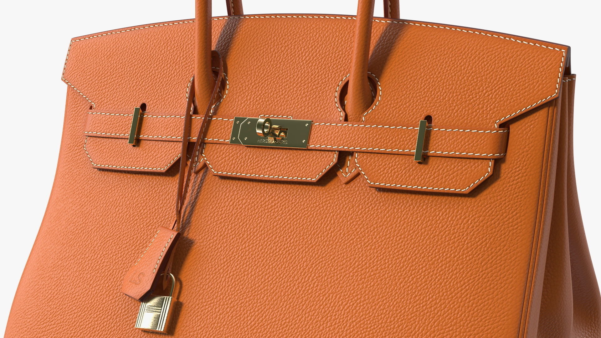 Hermes Birkin Bag 3D model_9