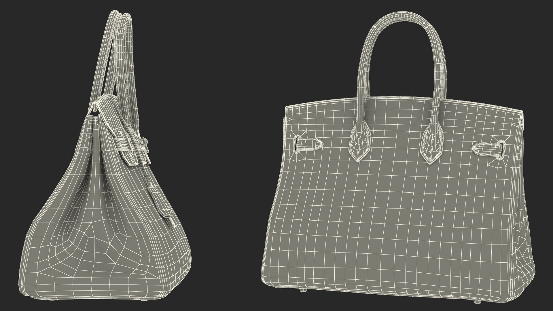 Hermes Birkin Bag 3D model_19