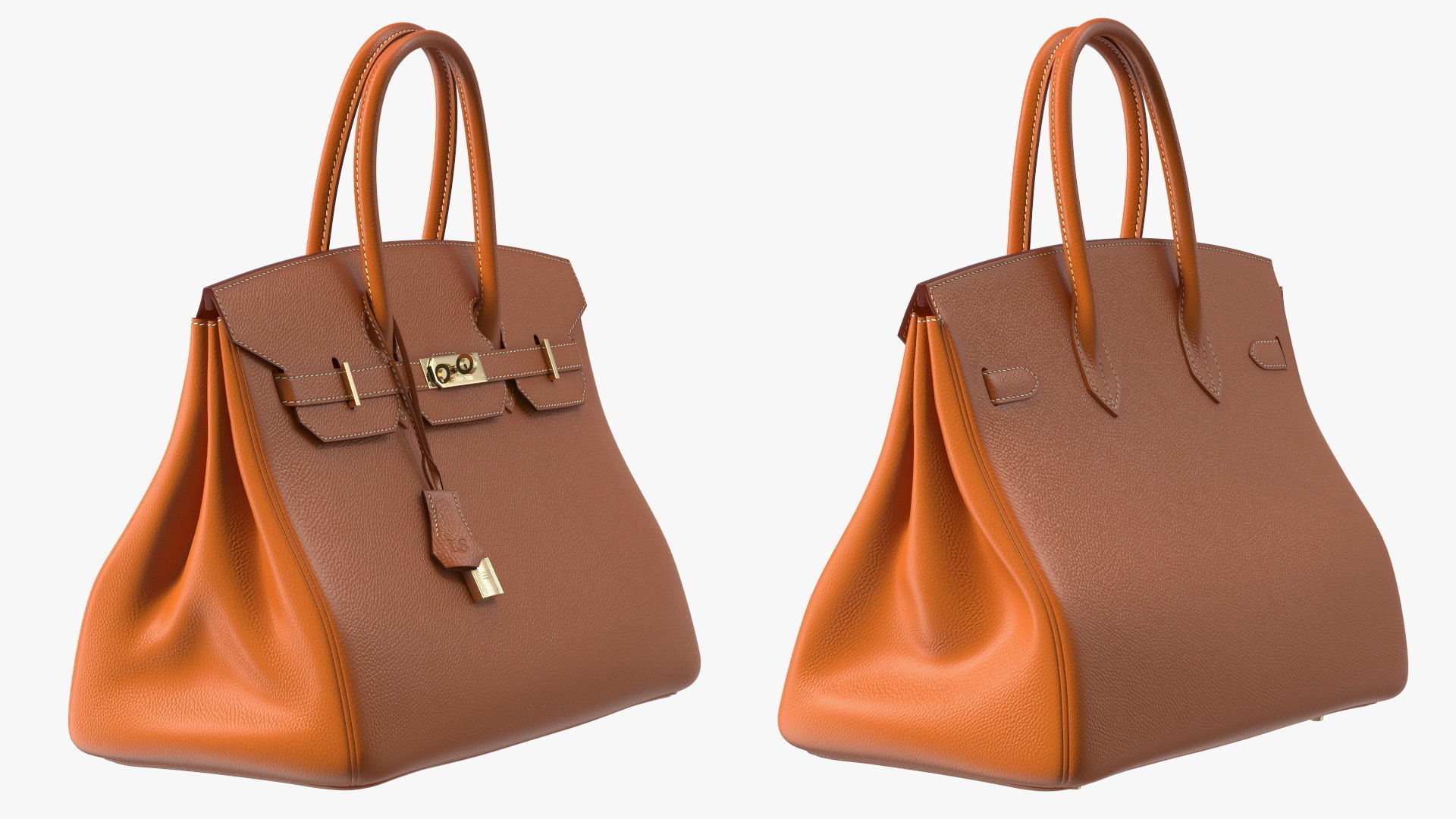 Hermes Birkin Bag 3D model_5
