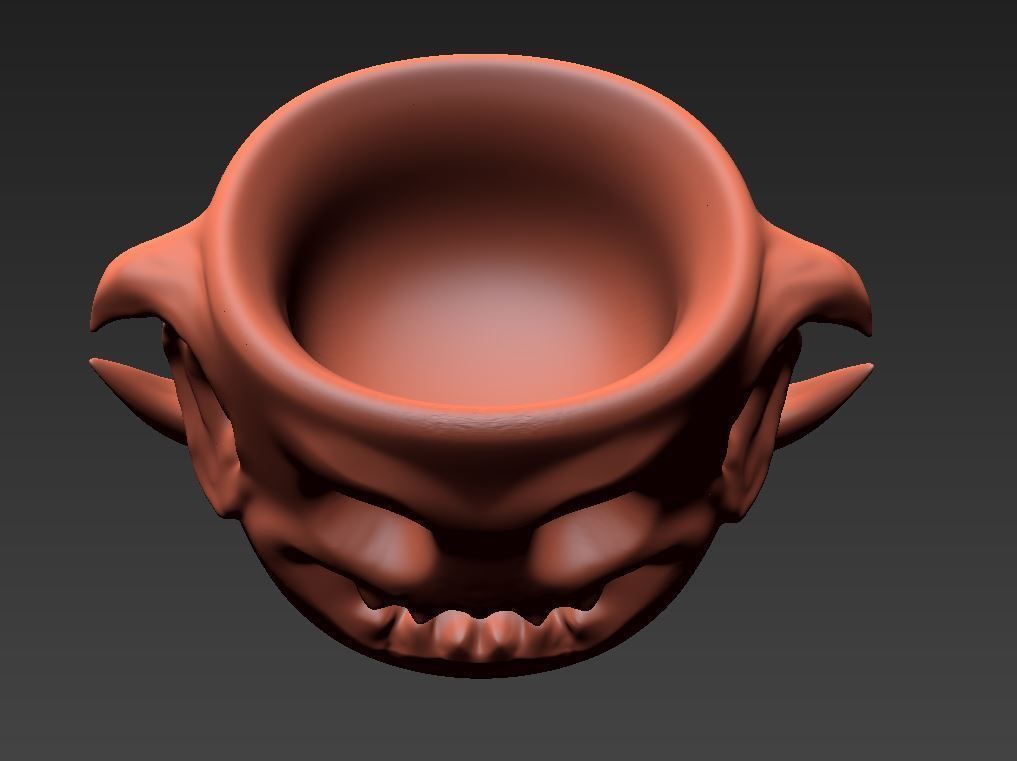 Monster Cup - Stylized Low-poly 3D model_1