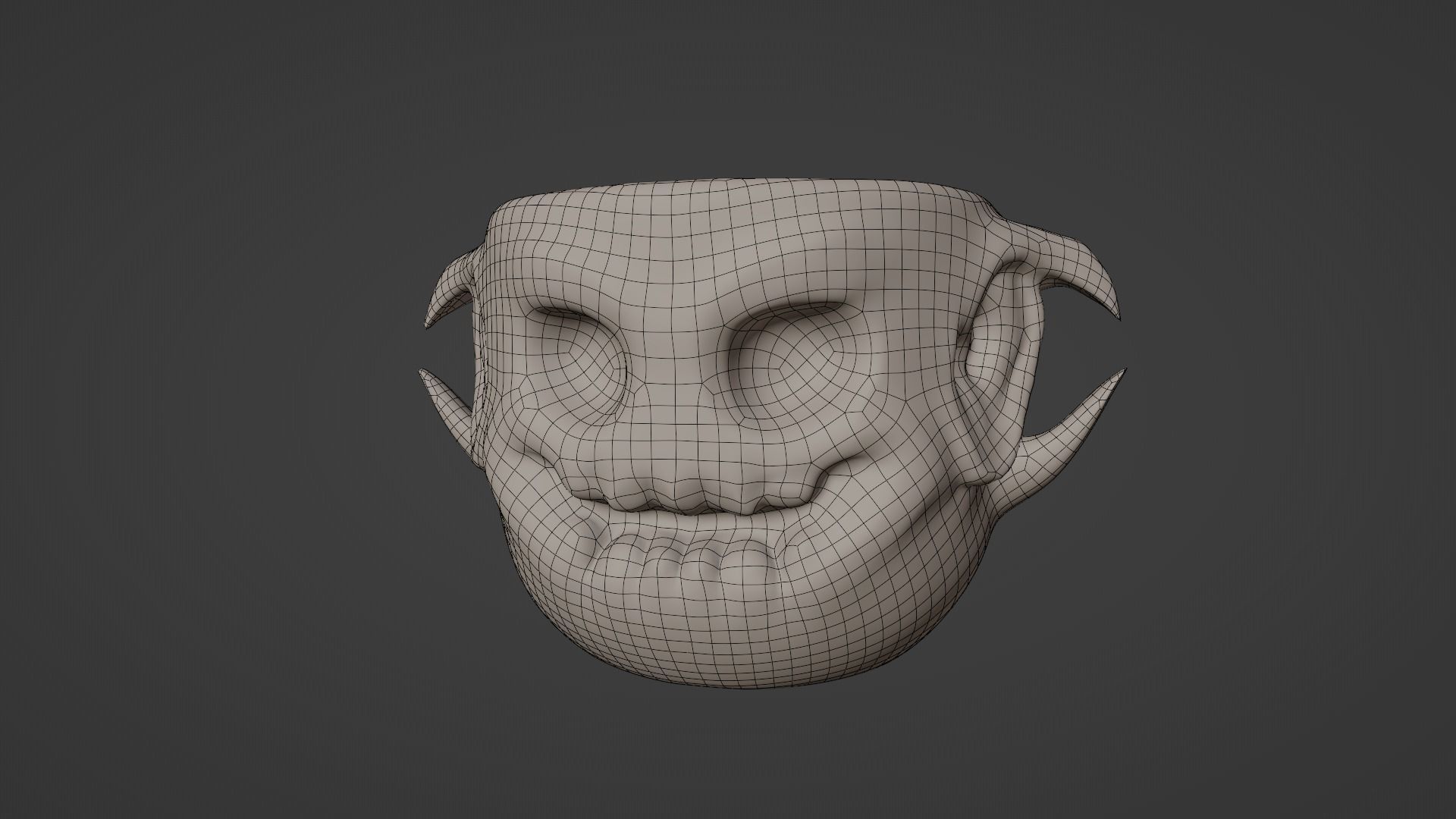 Monster Cup - Stylized Low-poly 3D model_4