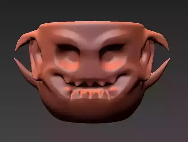 Monster Cup - Stylized Low-poly 3D model