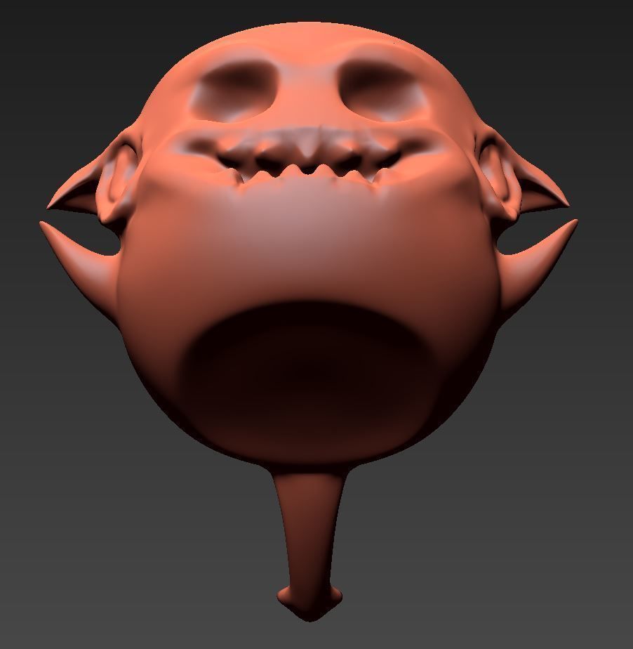 Monster Cup - Stylized Low-poly 3D model_3