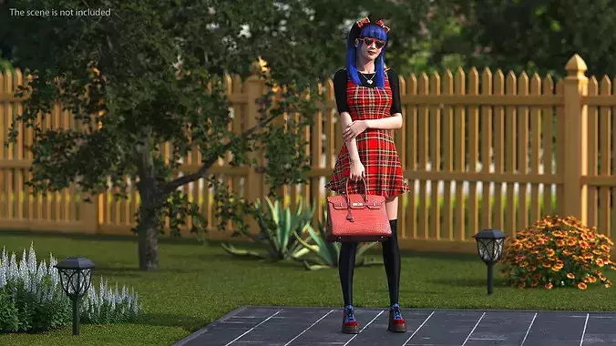 Fashionate Chinese Woman with Hermes Birkin Bag Alligator