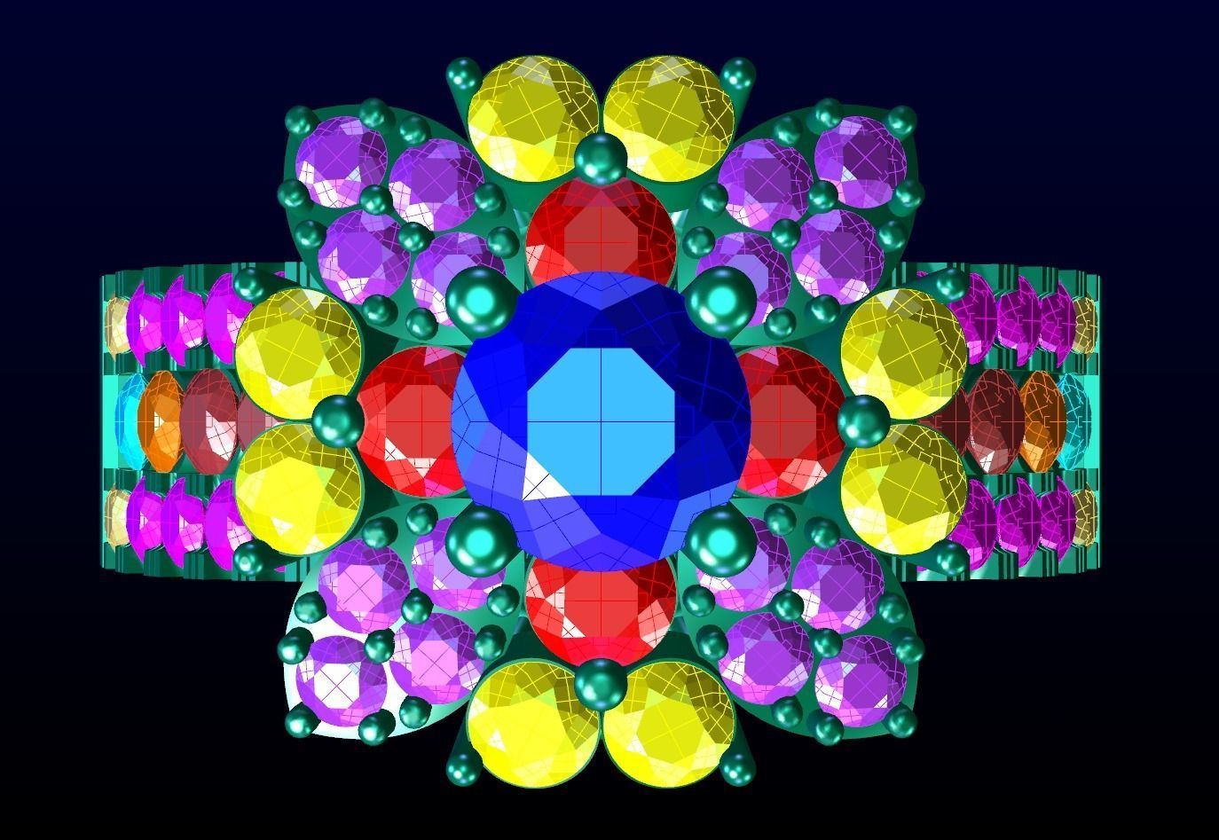 Engagement Ring 46 3D print model_8