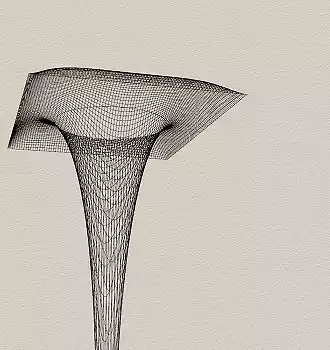 mesh column 3D model