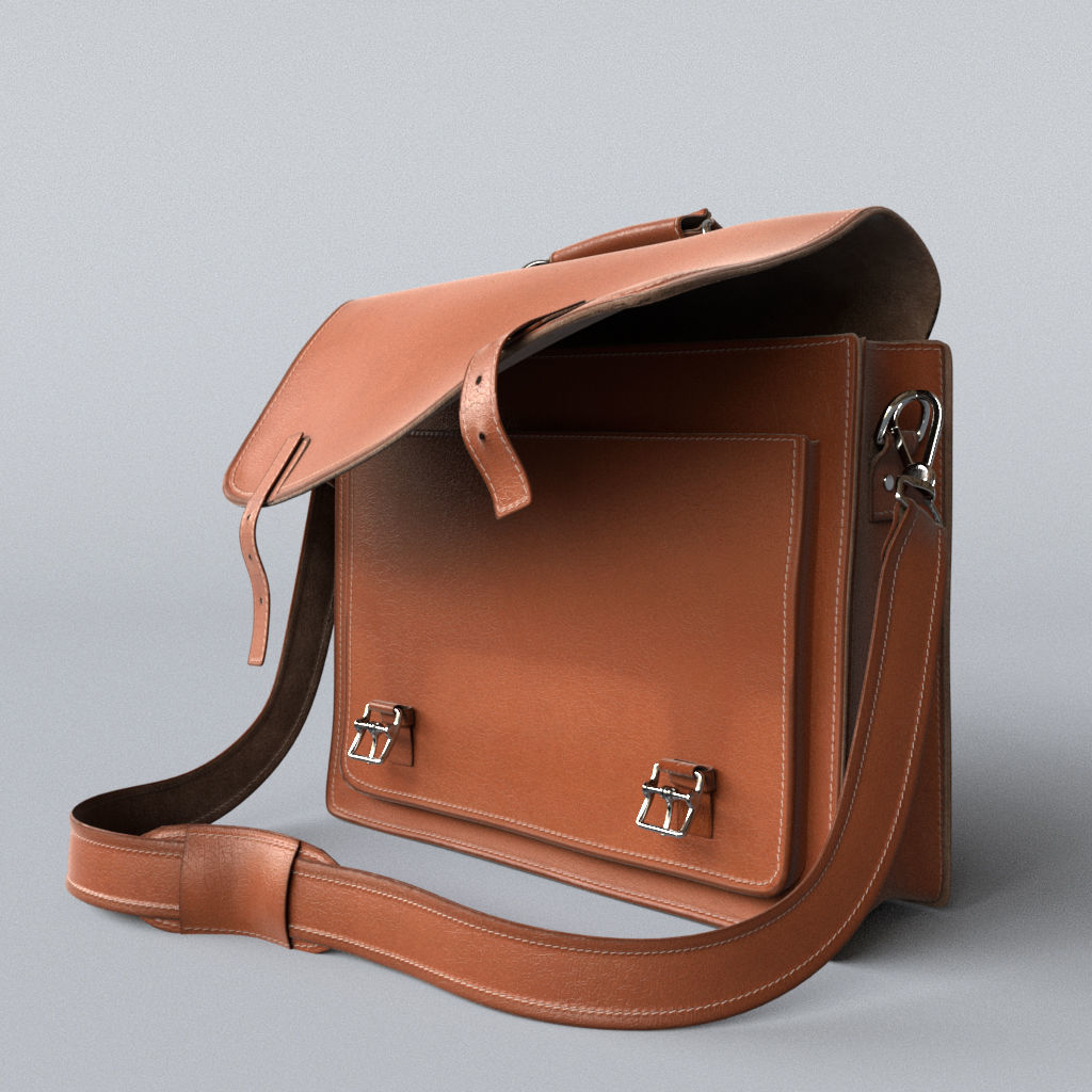 6 Rigged Bag 3D Model Collection_22